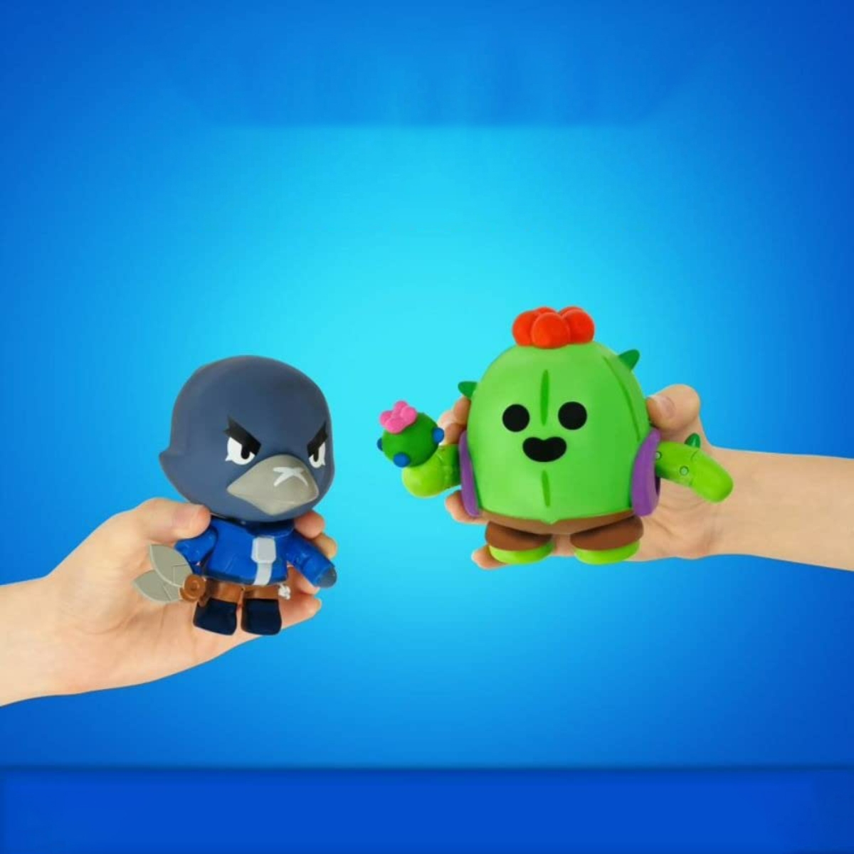 برول ستارز فيجر حركة متنوع 4.5 إنش في علبة نافذة للأولاد، 3-4 سنوات، مجموعة من 5