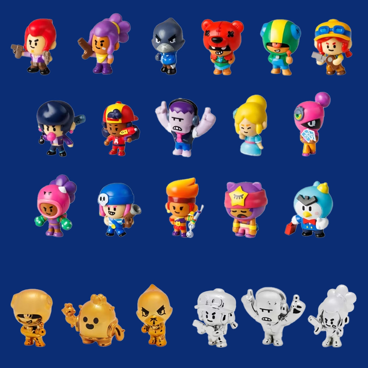 برول ستارز فيجرز حركة للأولاد، 3-4 سنوات، مجموعة من 8