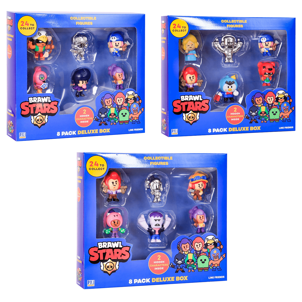 برول ستارز فيجرز حركة للأولاد، 3-4 سنوات، مجموعة من 8