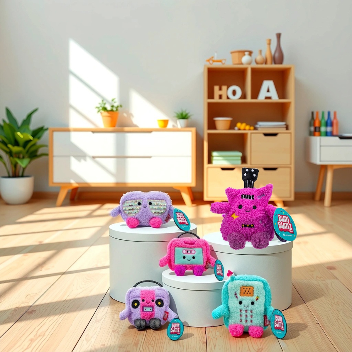 بومبمز لعبة ناعمة ريترو بومز الإصدار 2، 4.5 إنش، متنوعة، للجنسين، من عمر 3 إلى 4 سنوات