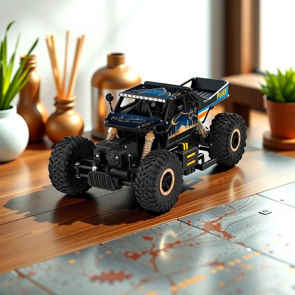 كاريرا ريفيل سيارة تحكم عن بعد كرولر رمضان للأولاد والبنات عمر 3-4 سنوات