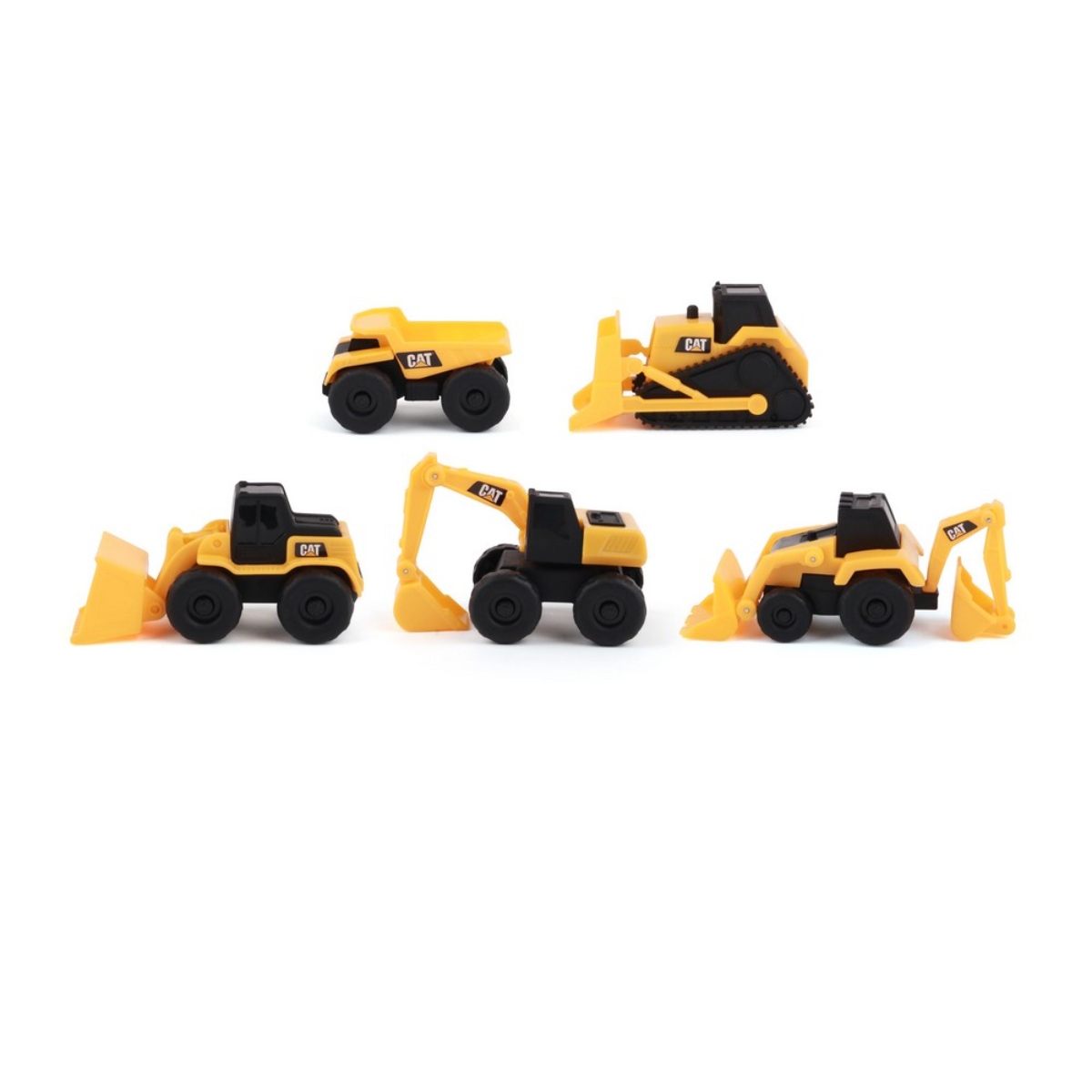 كات مجموعة من 5 مركبات بناء آلات صغيرة 3 إنش للجنسين، 3-4 سنوات
