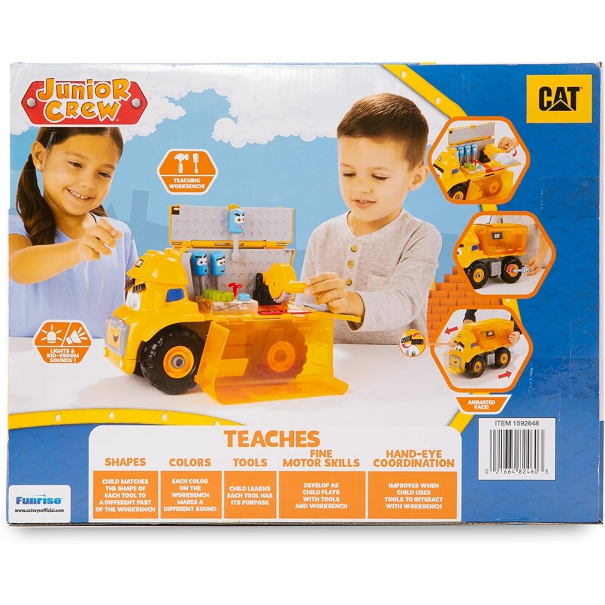 كات شاحنة فيكس إت فيليب لفريق الشباب مع أضواء وأصوات للجنسين، 3-4 سنوات