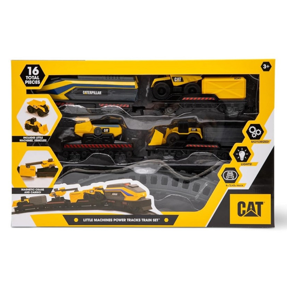 كات مجموعة مسارات القوة لآلات البناء الصغيرة للجنسين، 3-4 سنوات