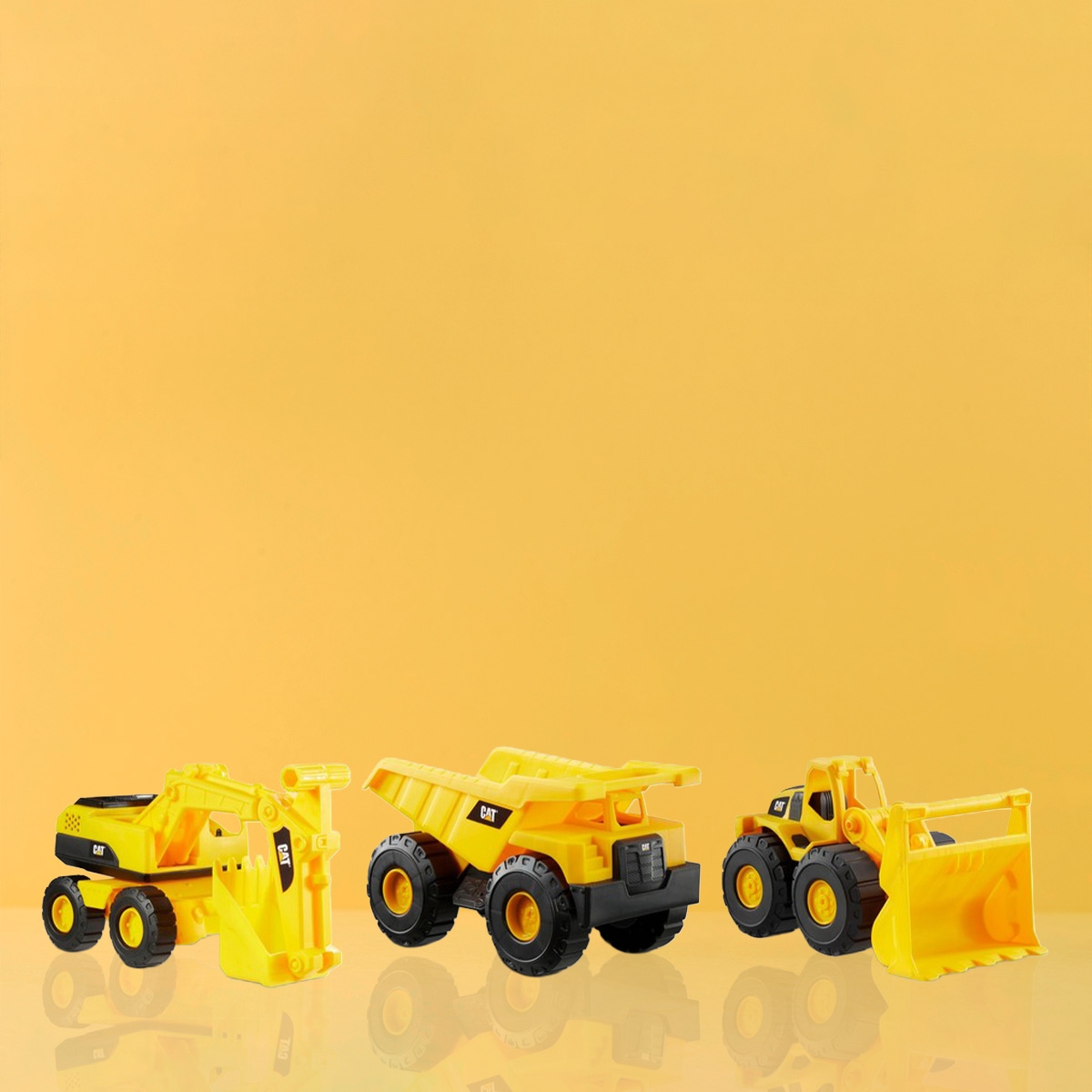 كات مجموعة مجسمات عمال صغيرة للبناء للأطفال الأولاد، 3-4 سنوات، مجموعة من 3