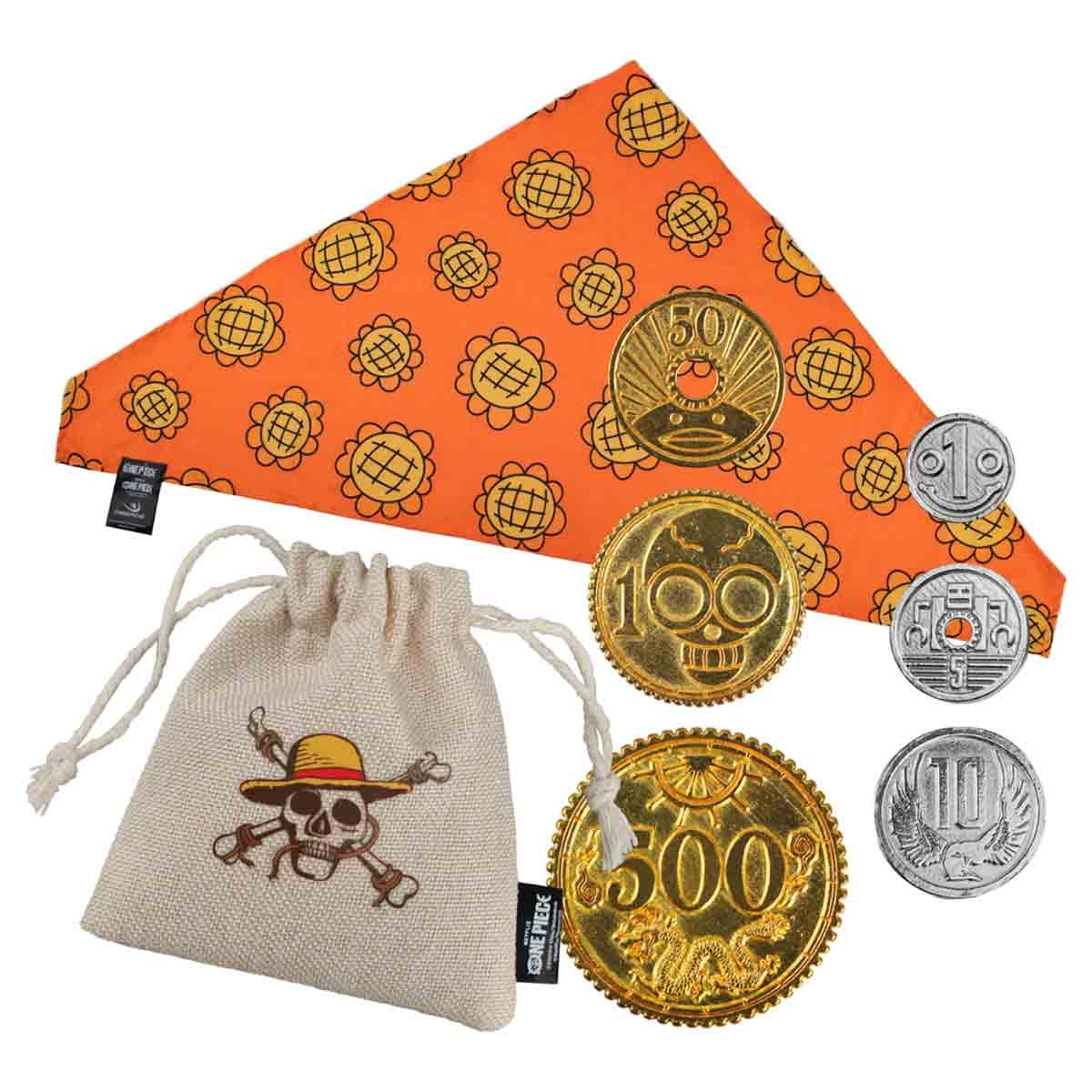 سينيريبليكاس مجموعة عملات بيري ووشاح نامي من ون بيس للبنات، من عمر 5 إلى 7 سنوات