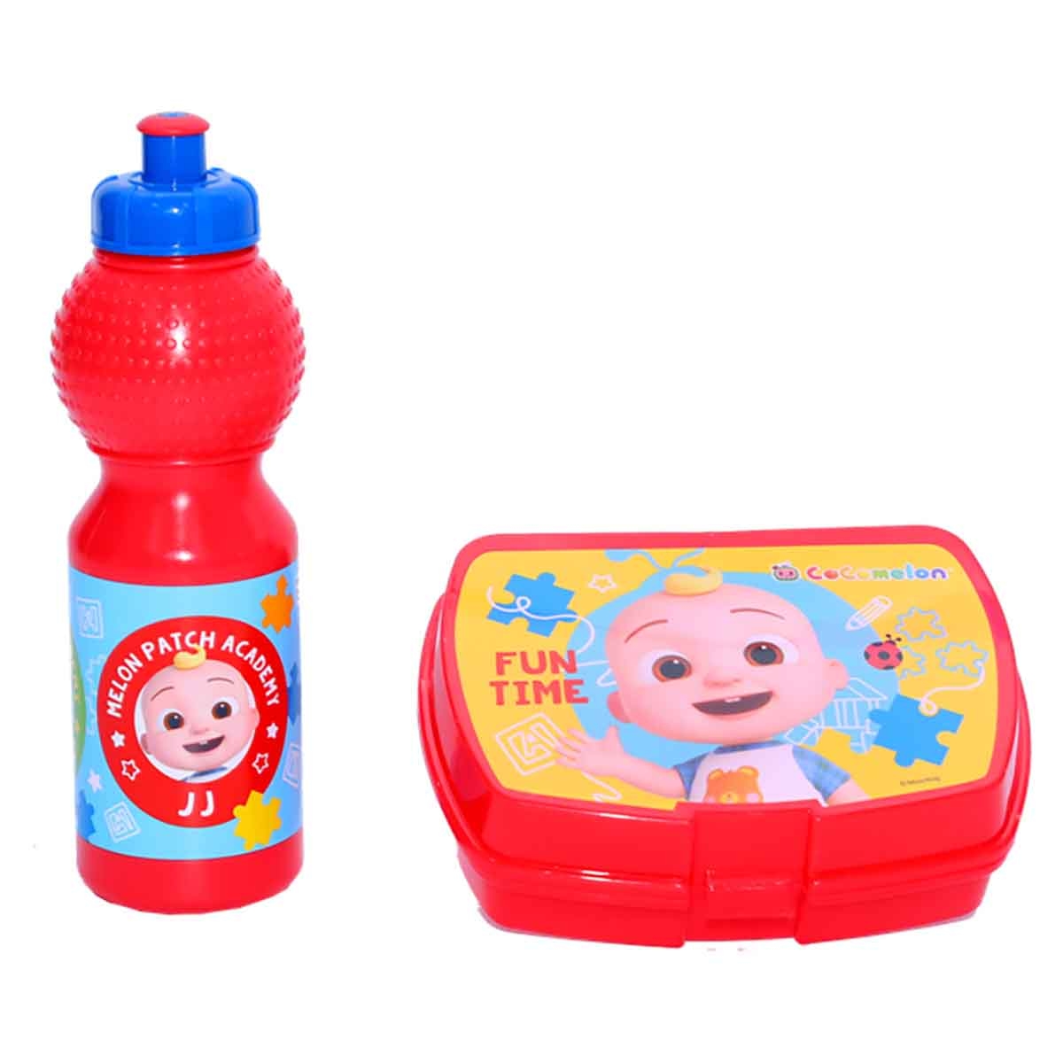 كوكوميلون جونيور مجموعة حقيبة ترولي وظهر مقاس 14 انش مع صندوق غداء وزجاجة ماء