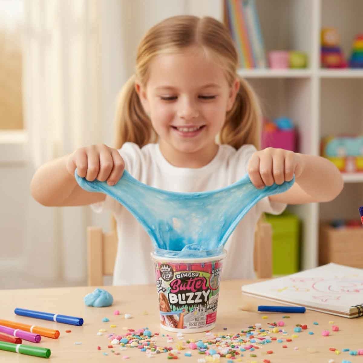 كومباوند كينغز مجموعة سلايم باتر بليزي مع طقم أساور آيلي وربطات شعر لوف ديانا مجموعة، للبنات، 5-7 سنوات