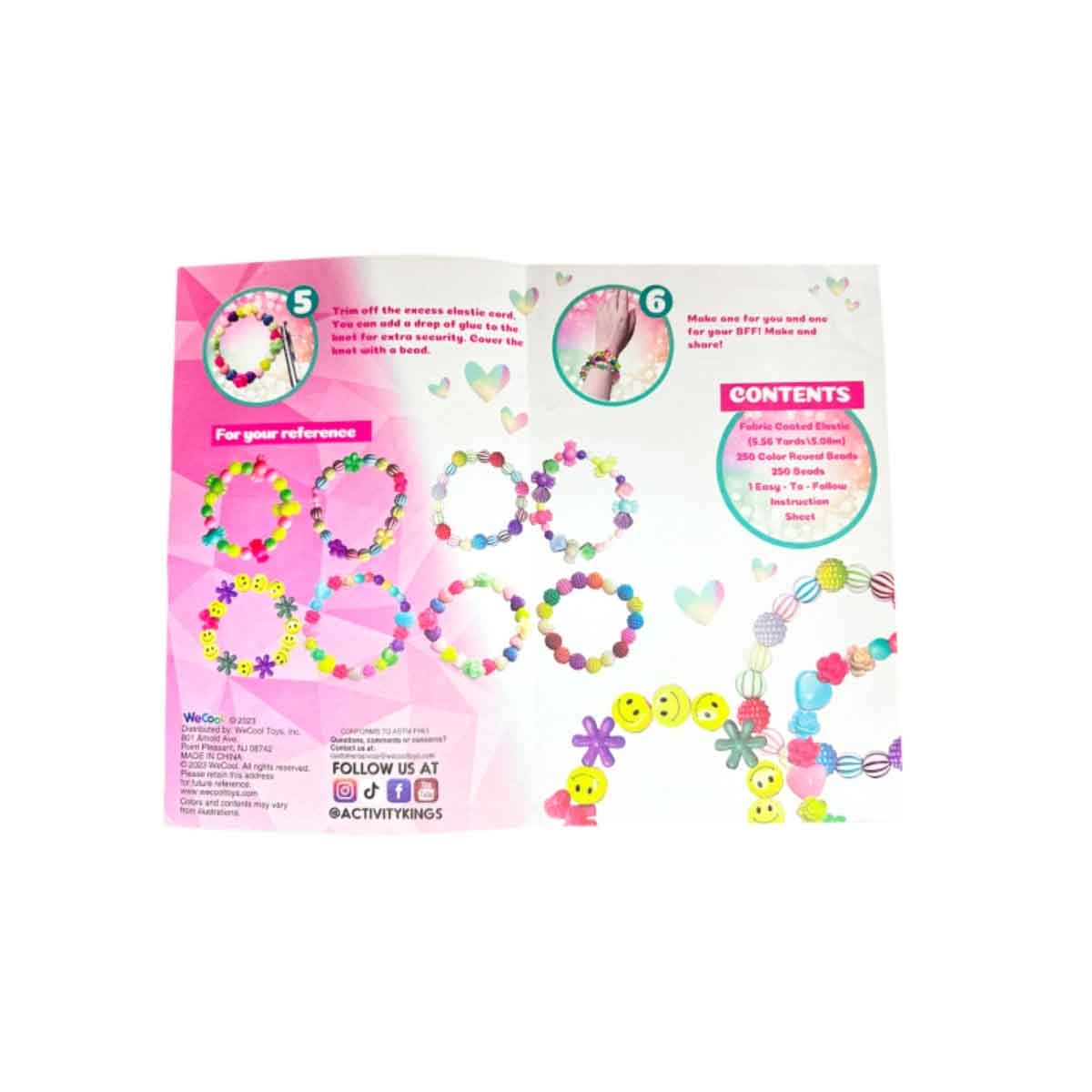 كومباوند كينغز مجموعة سلايم باتر بليزي مع طقم أساور آيلي وربطات شعر لوف ديانا مجموعة، للبنات، 5-7 سنوات