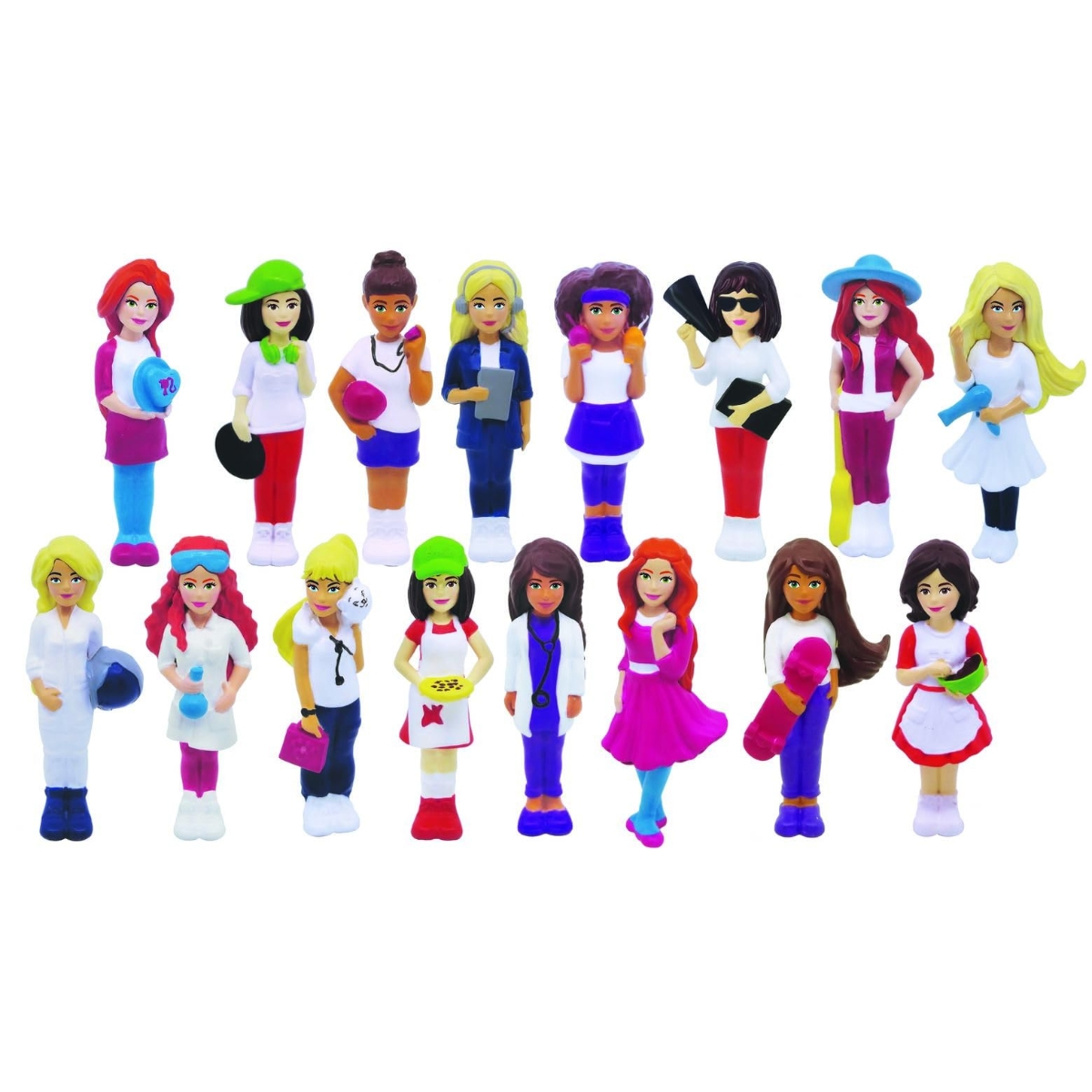 كول ثينغز علبة سر القلب باربي مع باربي 3D وحلقة مجموعة لعب للبنات، 3-4 سنوات