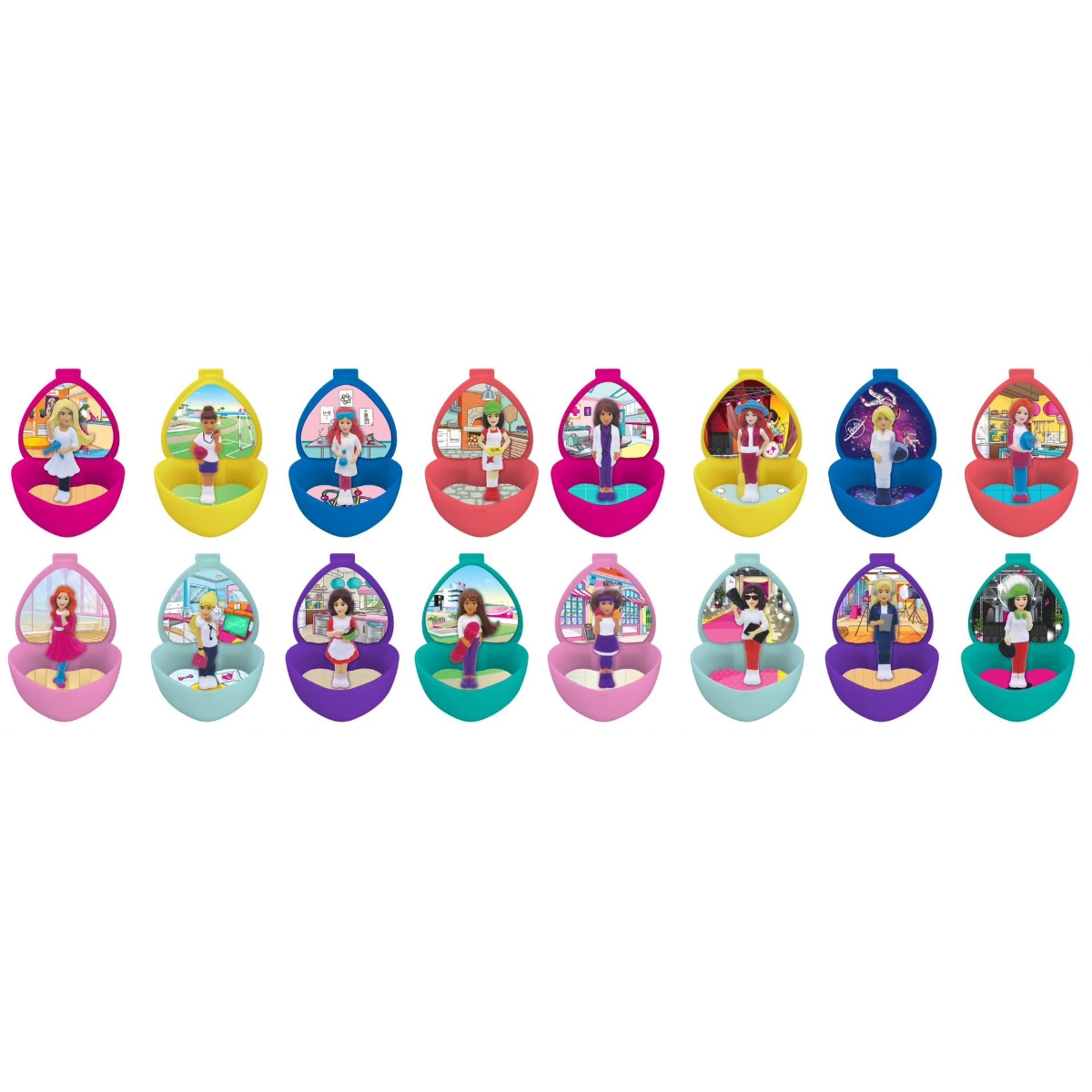 كول ثينغز علبة سر القلب باربي مع باربي 3D وحلقة مجموعة لعب للبنات، 3-4 سنوات