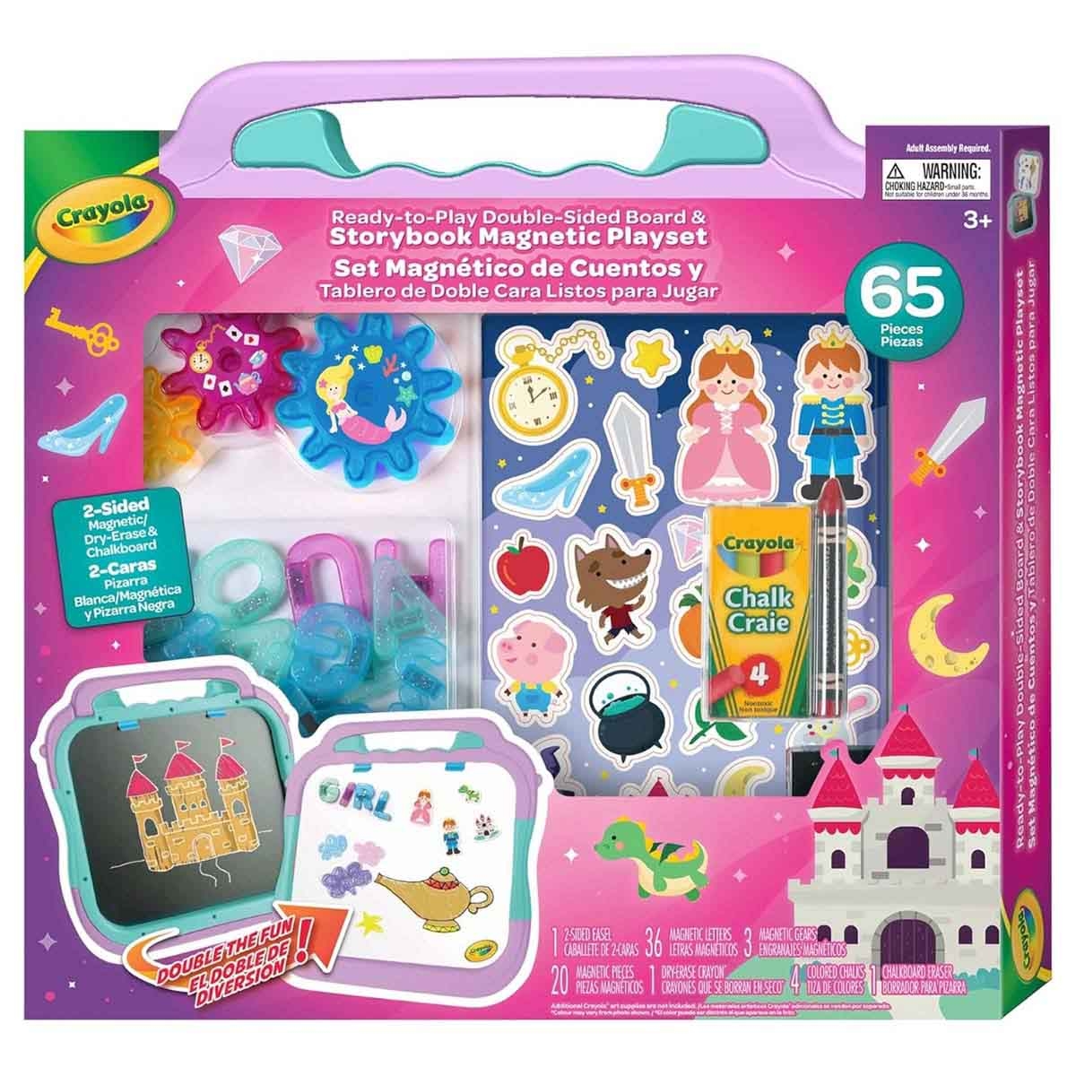 كرايولا مجموعة لوحة القصص الخيالية مع لغز خزانة الكتب من رافنسبورجر ولعبة سيكويل اللوحية من أنكيت تويز، للجنسين، 13+ سنة