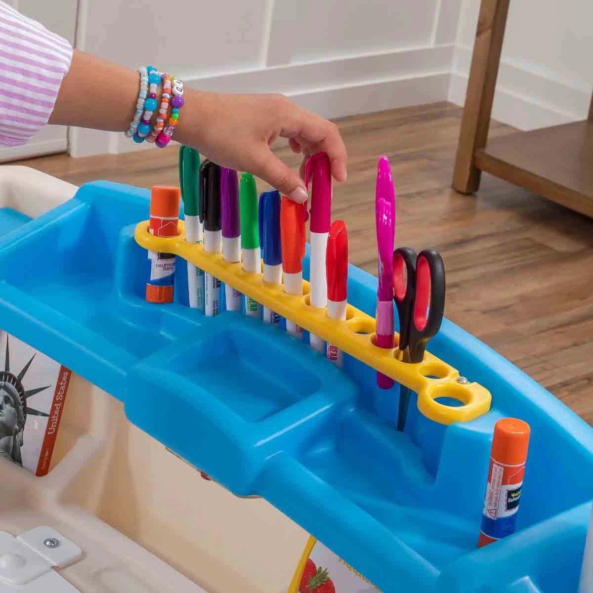 كريز مجموعة لعبة بلايد بي بليد + لغز ثلاثي الأبعاد باتمان من دي سي وبالاس من ديزني مع مكتب ديلوكس من ستيب 2، للجنسين، 13+ سنة