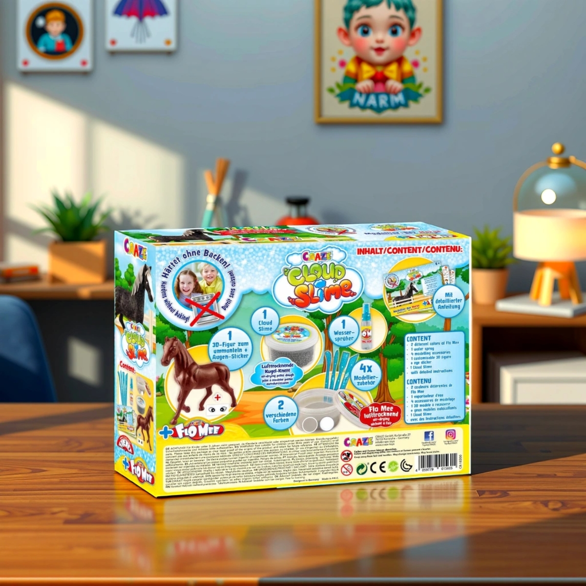 كريز مجموعة سلايم سحابي الحصان للجنسين، 5-7 سنوات