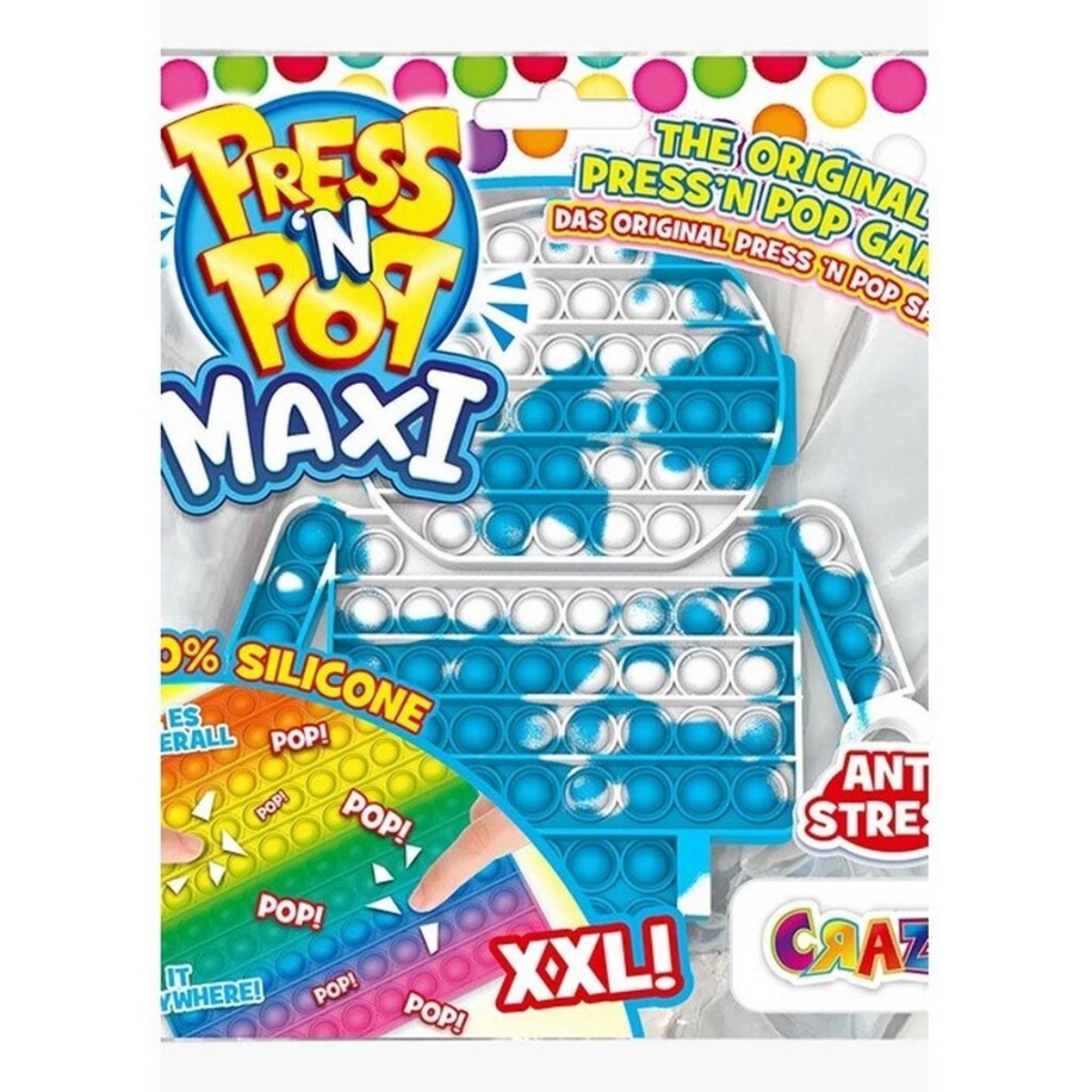 كريز برس آند بوب لعبة فيجيت روبوت ماكسي للجنسين، 3-4 سنوات