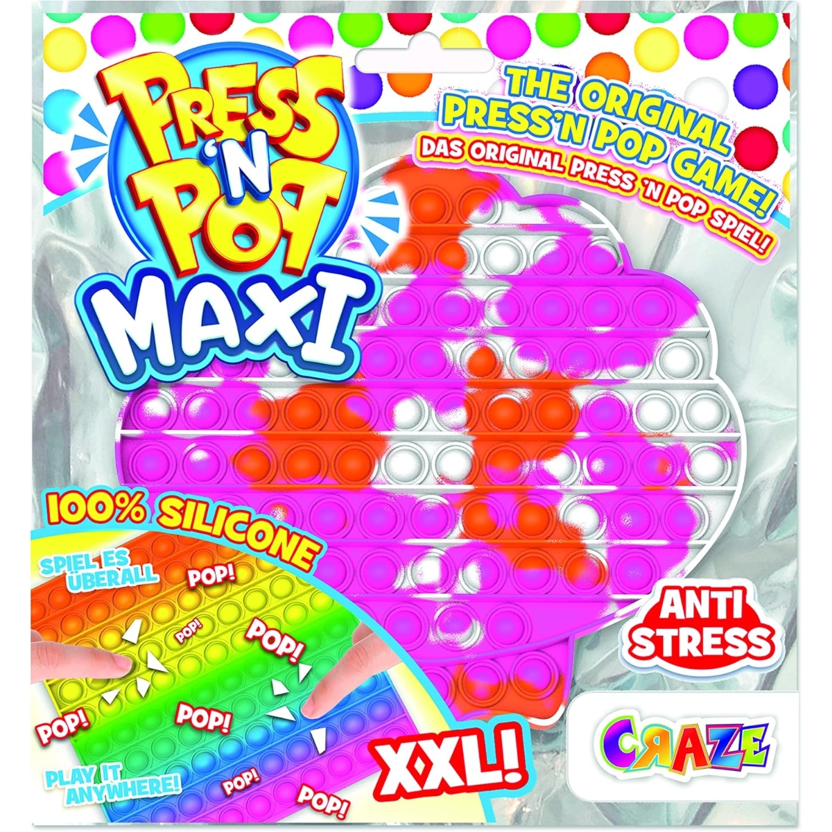 كريز لعبة فيجيت بريسن بوب شل ماكسي متنوع للجنسين، 3-4 سنوات