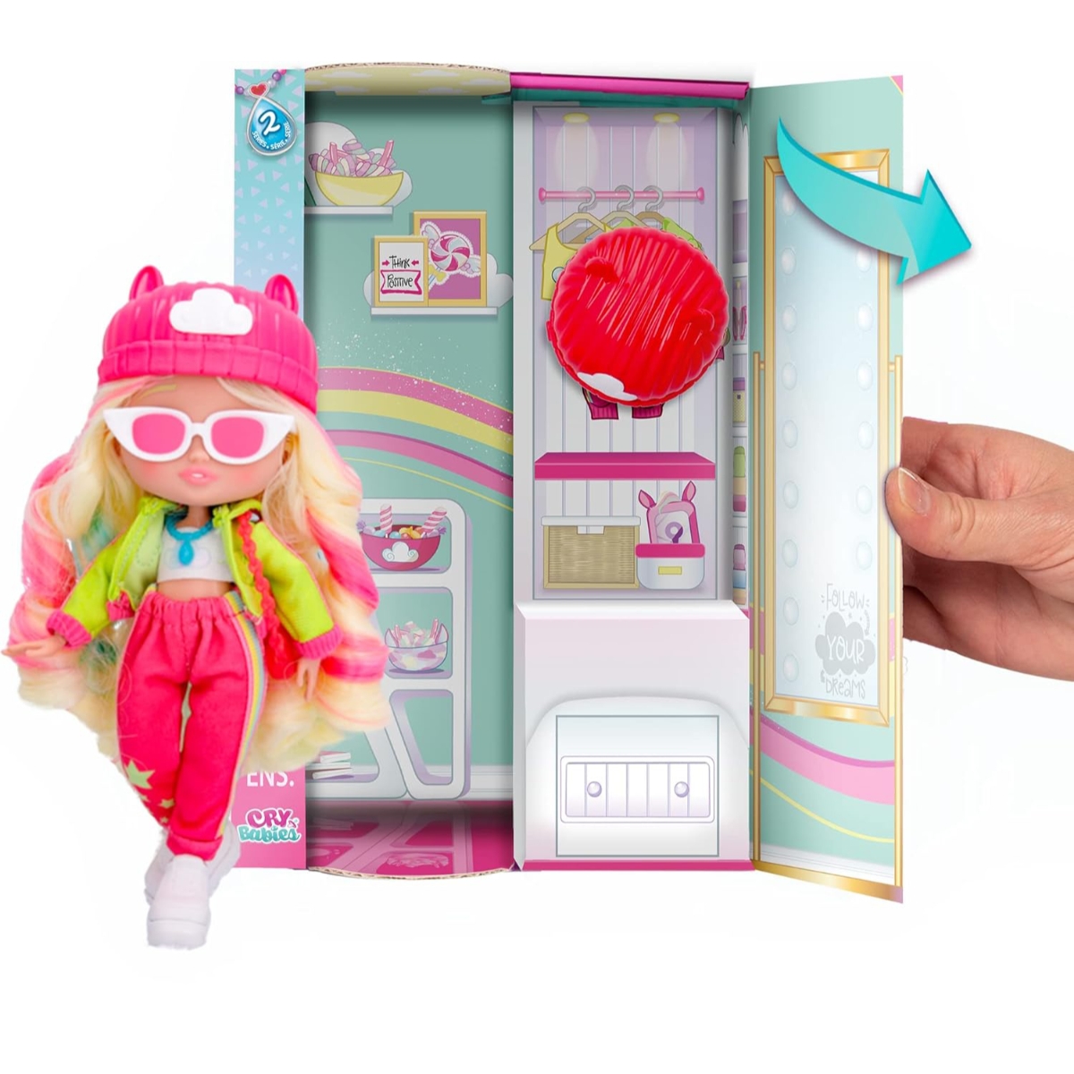 كراي بيبيز دمية أزياء بي إف إف هانا 8 إنش للبنات، 3-4 سنوات