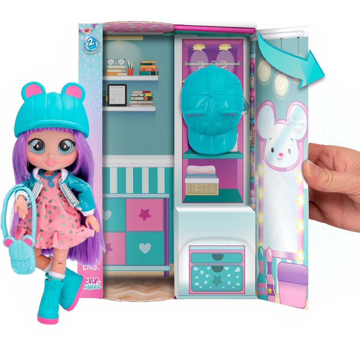 كراي بيبيز دمية أزياء بي إف إف لالا 8 إنش للبنات، 3-4 سنوات