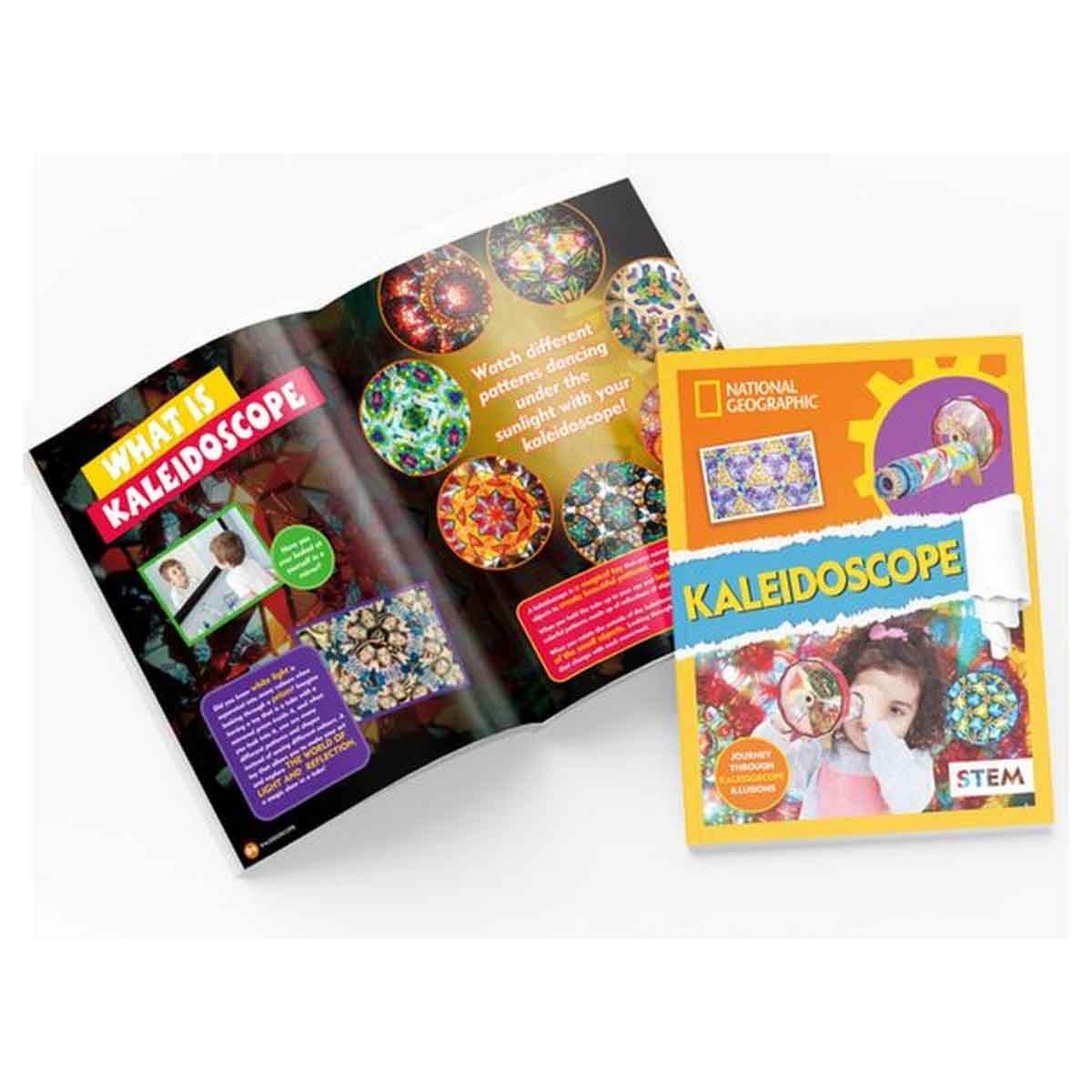 كيوبك فن ناشيونال جيوغرافيك بازل ثلاثي الأبعاد كاليودسكوب مع عجلة للجنسين، 5-7 سنوات