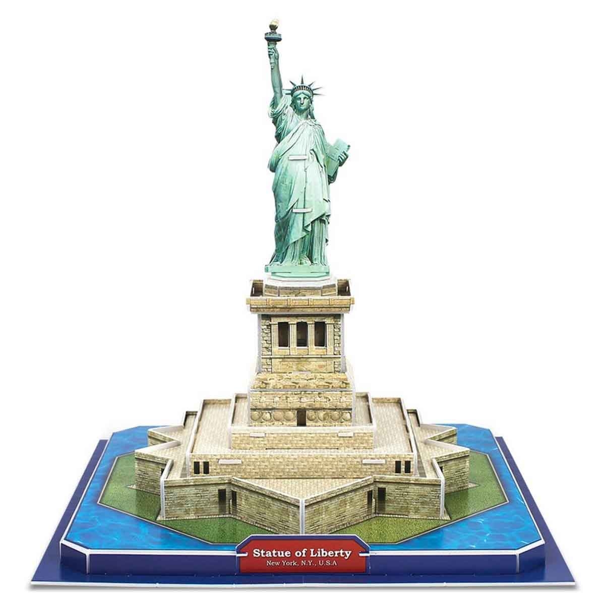 كيوبك فن بازل ثلاثي الأبعاد تمثال الحرية للجنسين، 5-7 سنوات