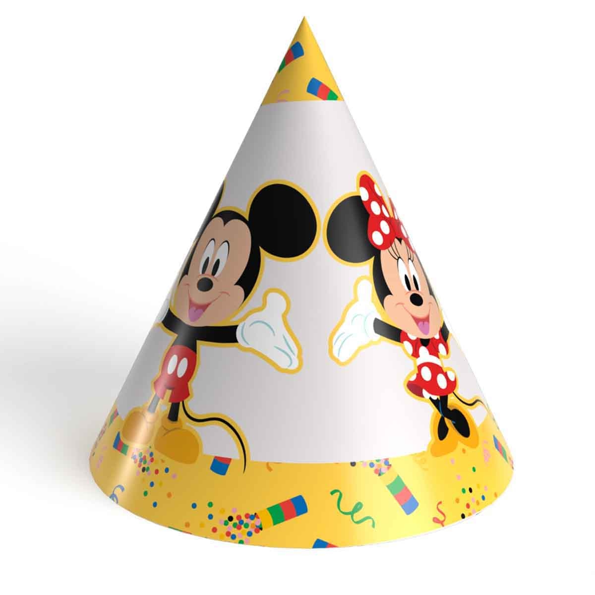 ديزني مجموعة قبعات ميكي وميني احتفال لطيف D100 عدد 8 قطع