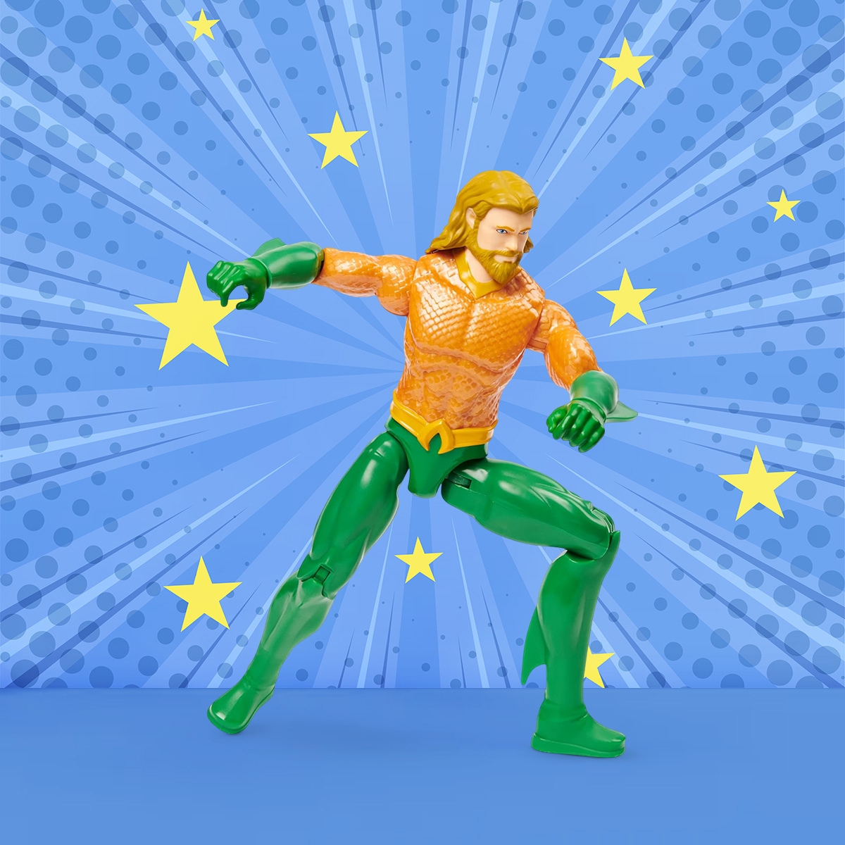 دي سي كوميكس مجسم أكوامان 12 إنش للأولاد، 3-4 سنوات