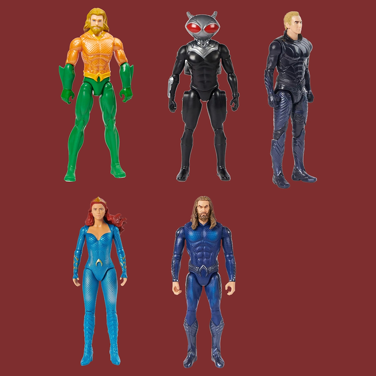 دي سي كوميكس مجسم أكوامان منوّع 12 إنش للأولاد، 3-4 سنوات