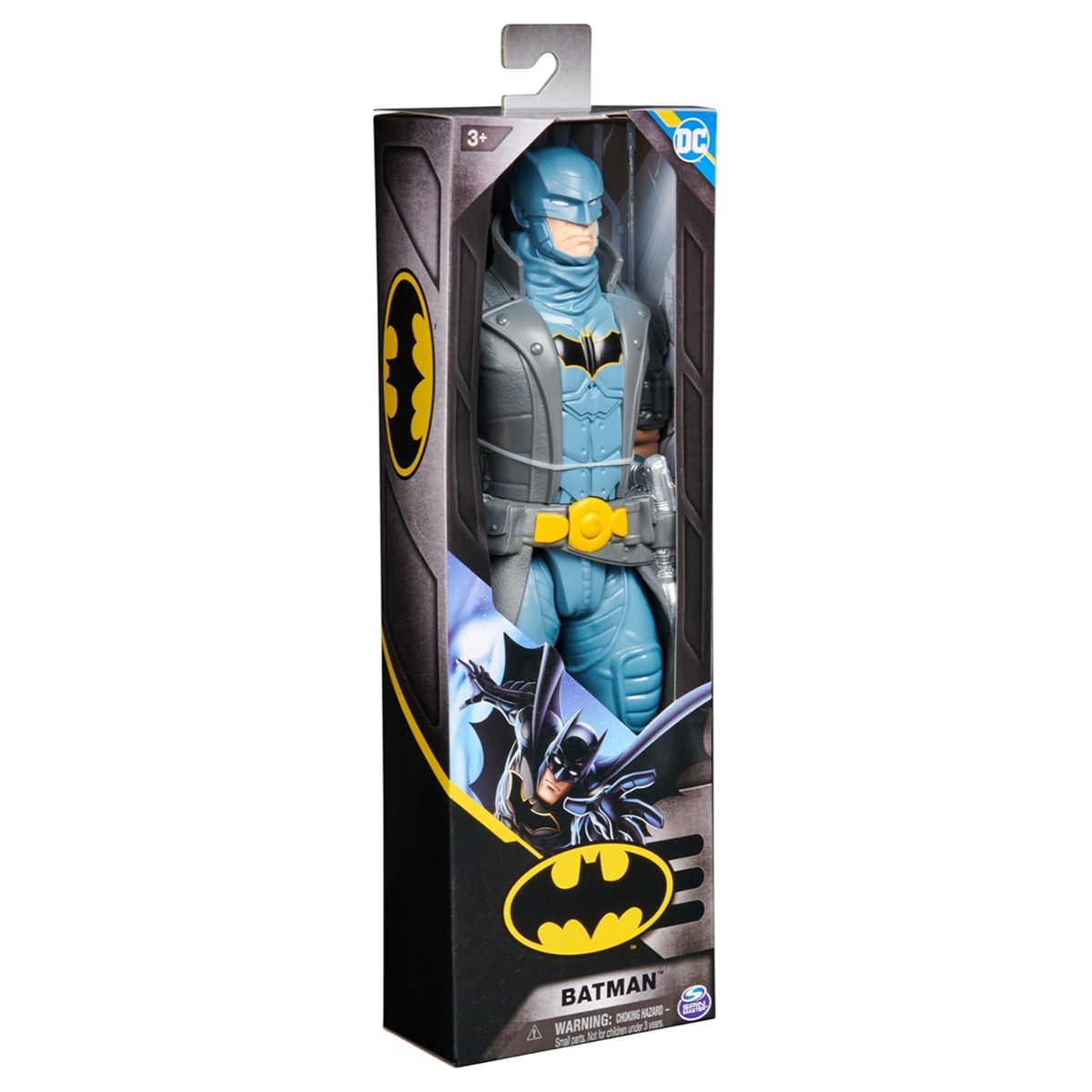 دي سي كوميكس مجسم باتمان أزرق/رمادي 12 إنش للجنسين، 3-4 سنوات