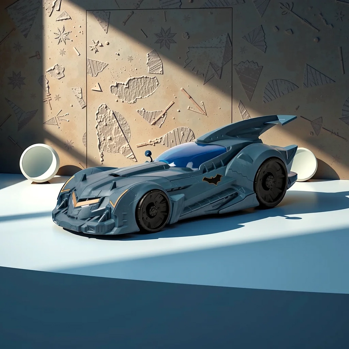 دي سي كوميكس سيارة باتمان باتموبيل للجنسين، 3-4 سنوات