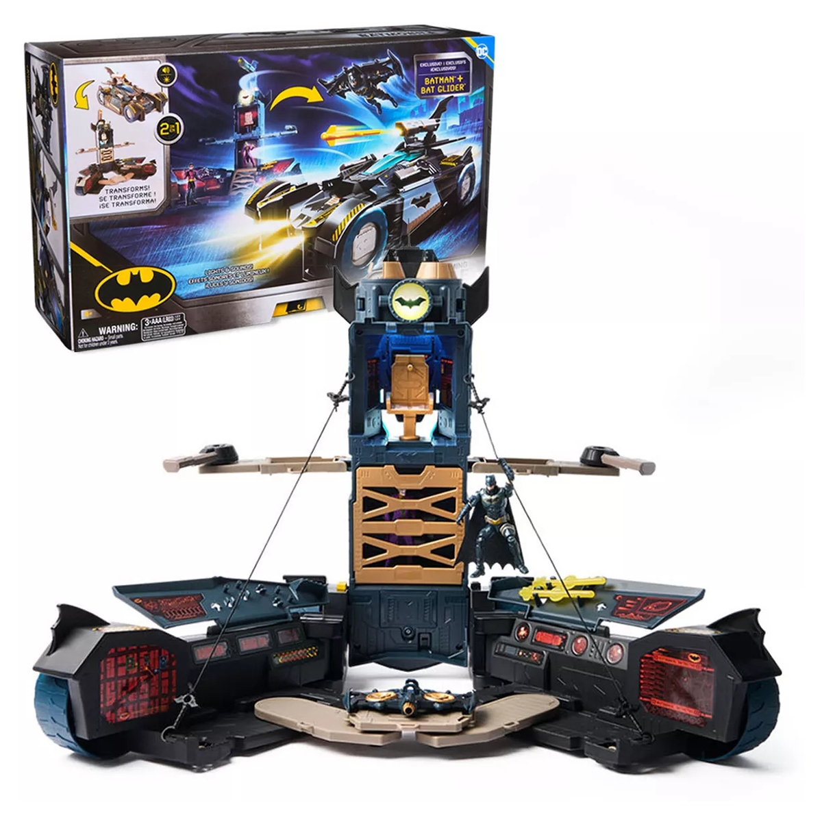 دي سي كومكس مجموعة لعب السيارة باتموبيل ألتيميت متحول للجنسين، 5-7 سنوات