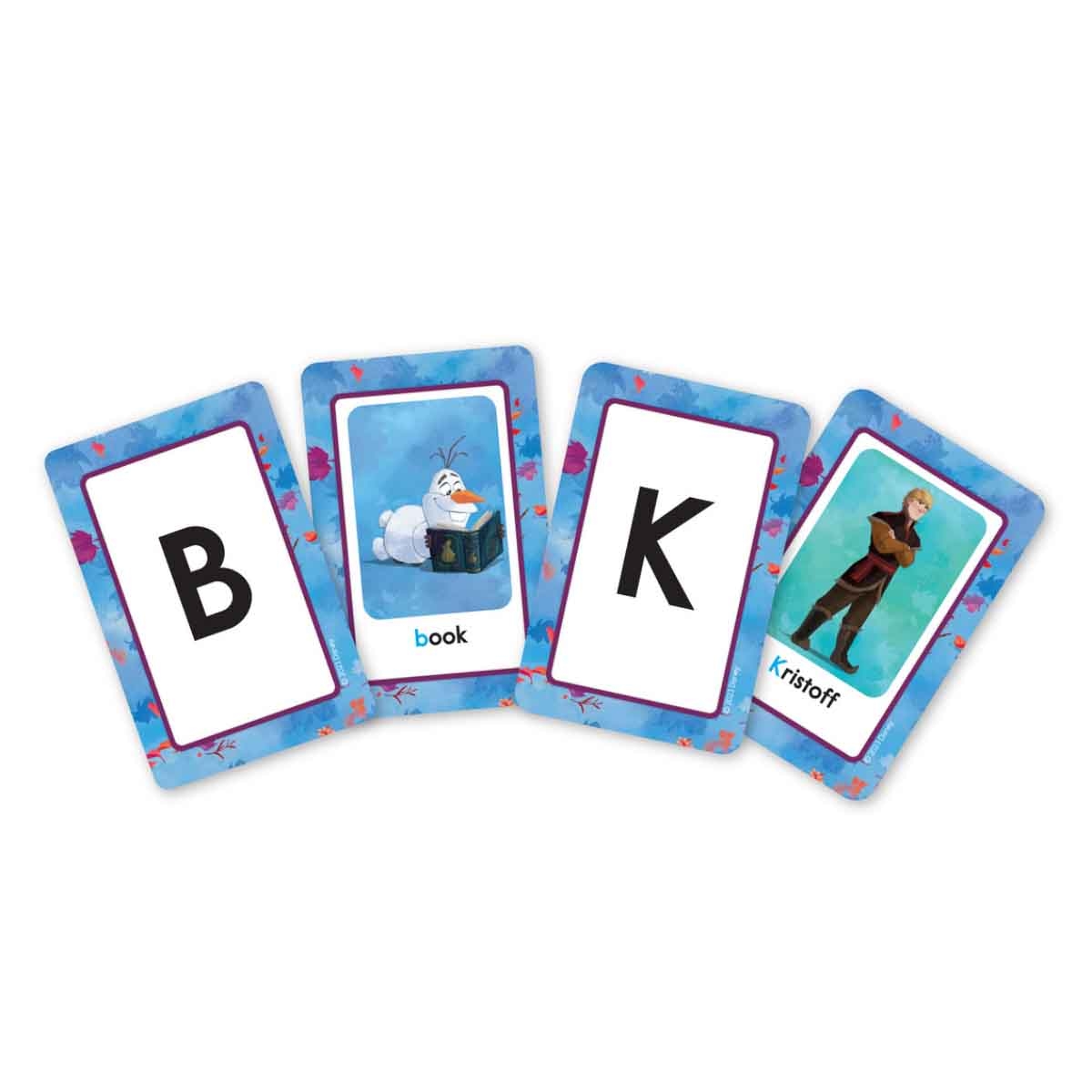 ديزني ليرنينغ بطاقات تعليمية فروزن 2: تعلم الحروف الأبجدية (54 بطاقة) للأطفال من عمر 5 إلى 7 سنوات