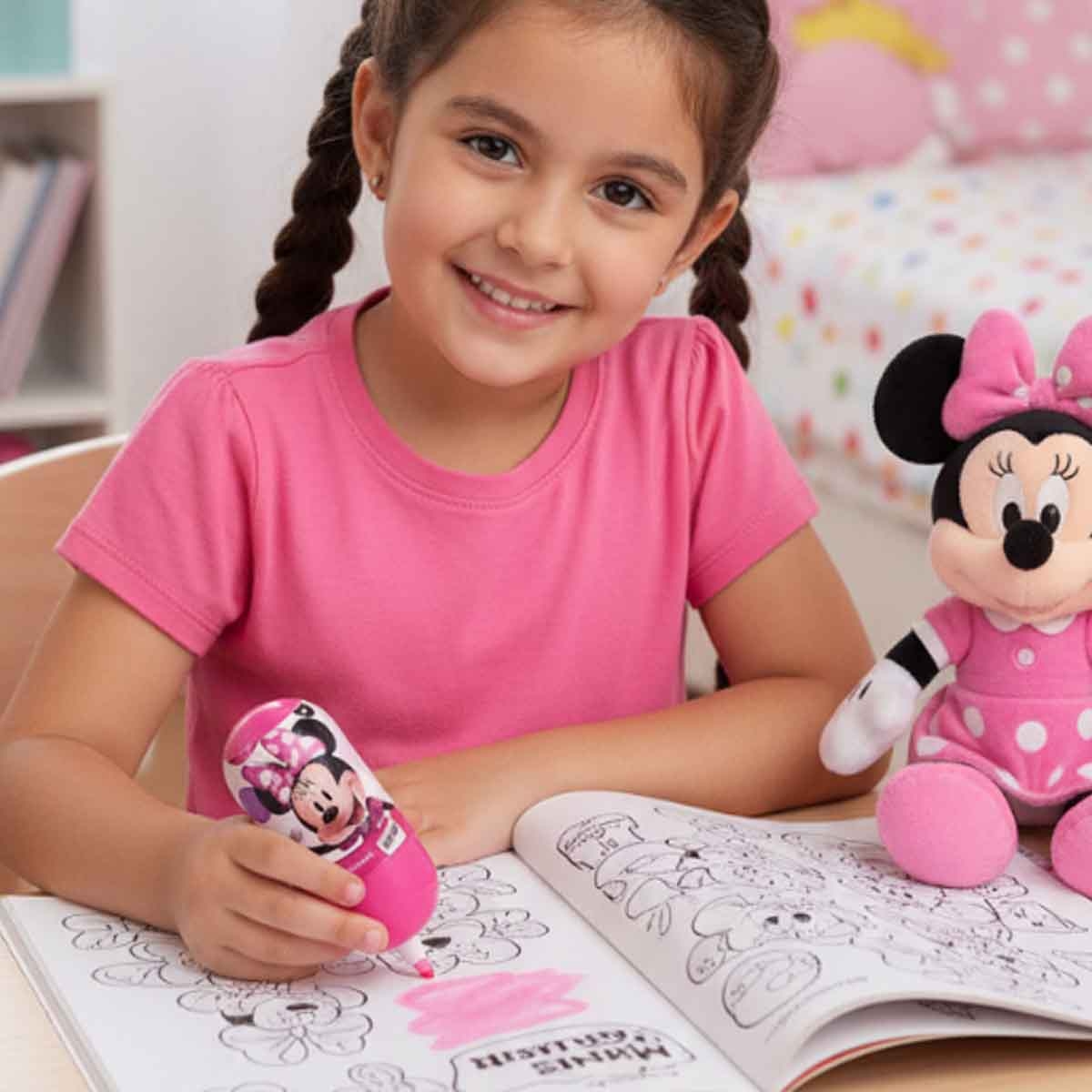 ديزني جونيور ميني قلم تمييز متأرجح مع بطاقة خلفية للأطفال بعمر 3-4 سنوات