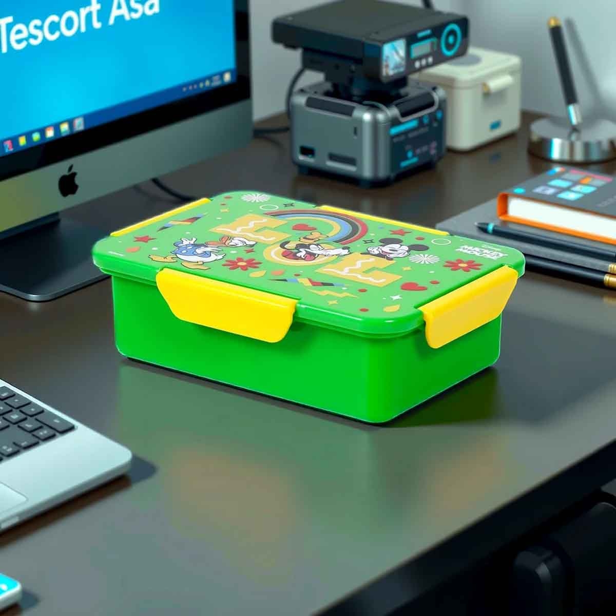 إيزي كيدز صندوق غداء بنتو ديزني LOL ميكي ماوس قابل للتقسيم 1/2/3/4 أقسام