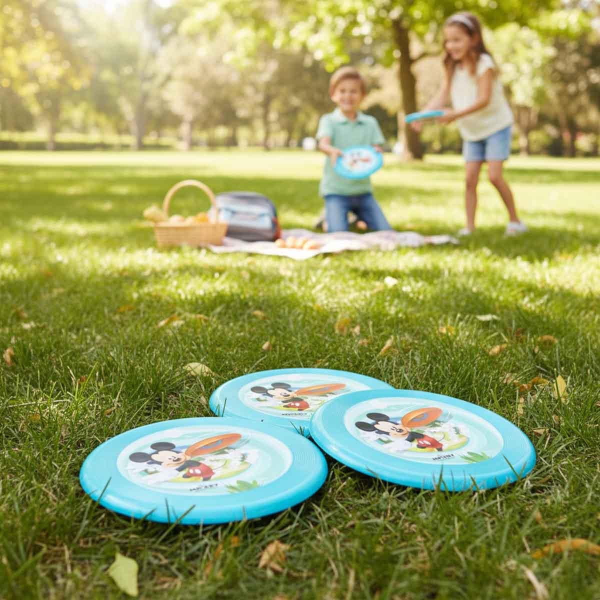 ديزني ميكي طقم فريسبي للجنسين، 3-4 سنوات