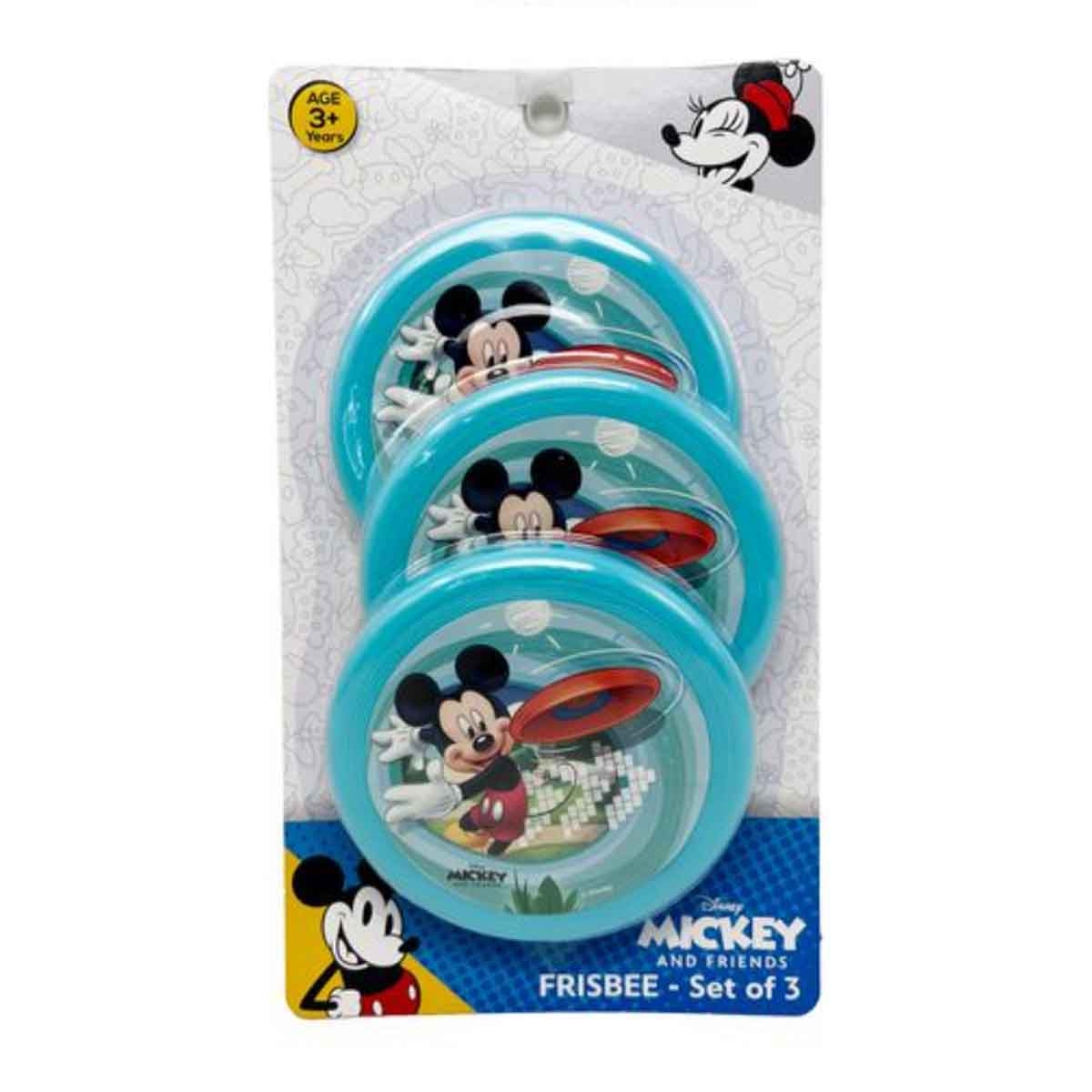 ديزني ميكي طقم فريسبي للجنسين، 3-4 سنوات