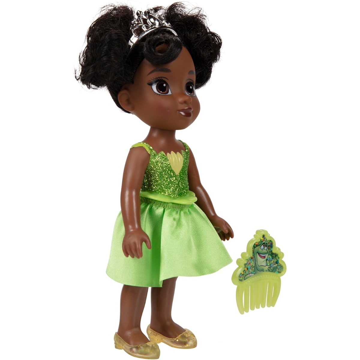 ديزني برينسس دمية بيبي صغيرة مزينة بالجليتر 6 إنش منوعة للبنات، 3-4 سنوات