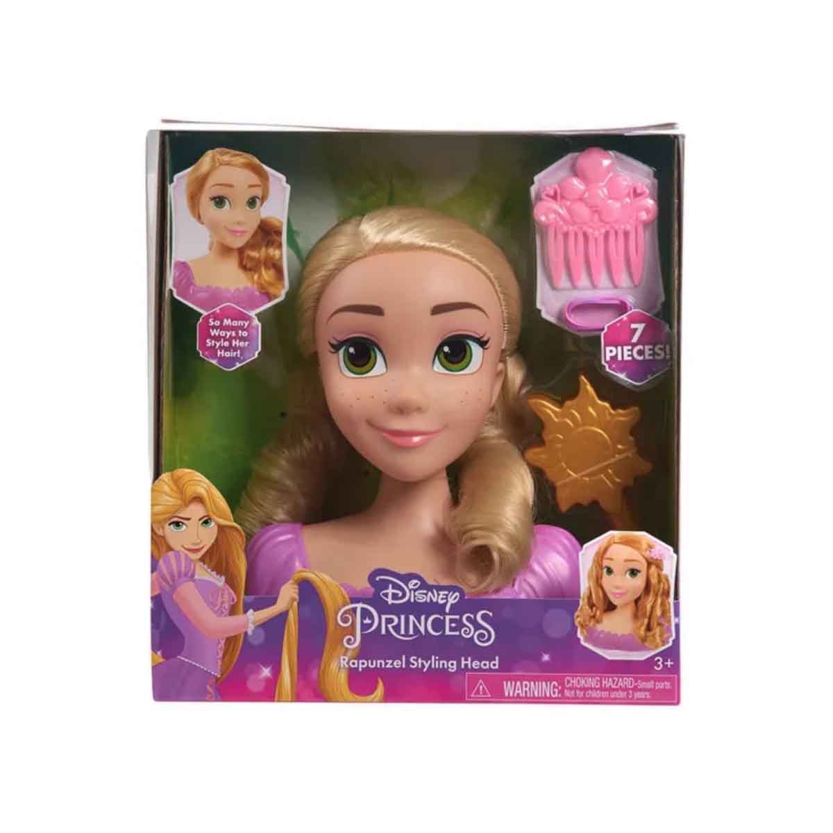 ديزني برنسيس رأس تصفيف رابونزل الصغير للبنات، 3-4 سنوات