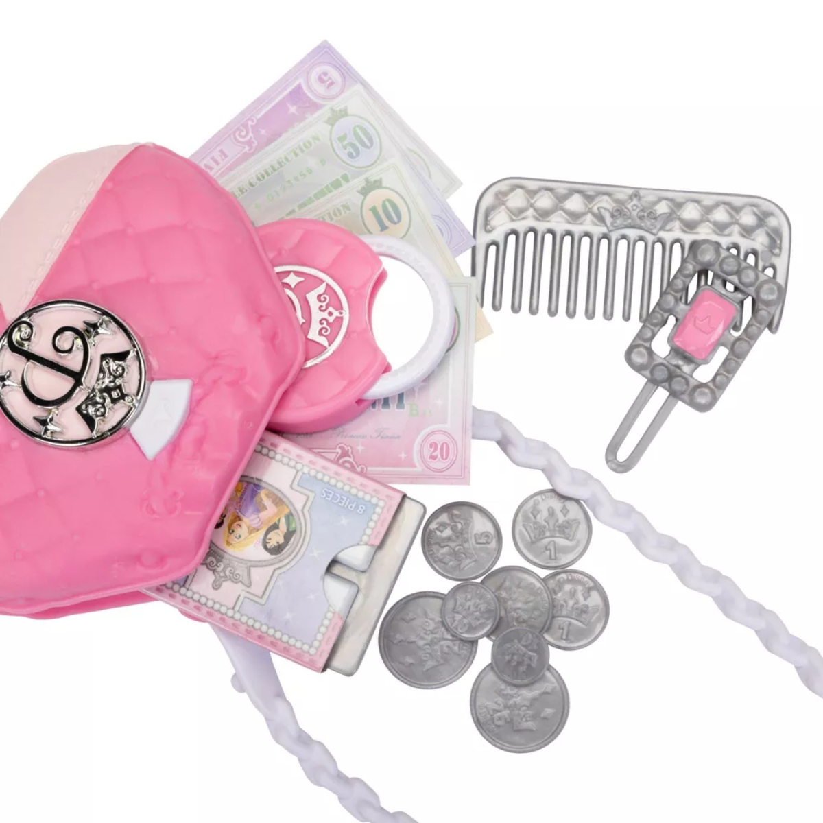 ديزني برينسس ستايل كولكشن حقيبة أميرات صغيرة أنيقة منوعة للبنات، 3-4 سنوات