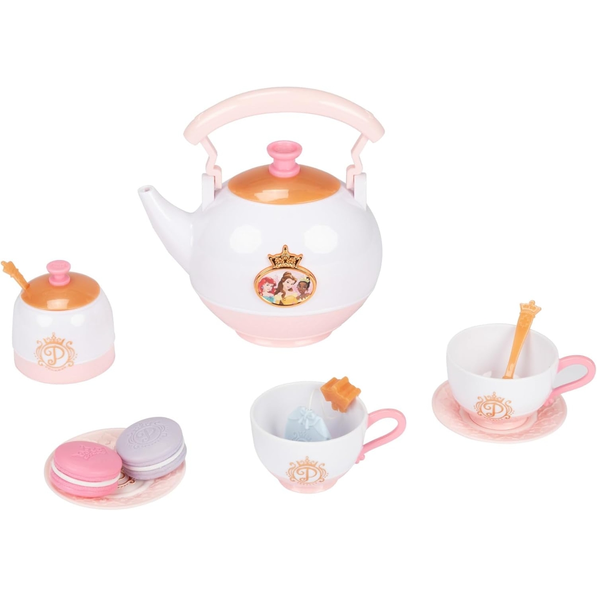 ديزني برينسس ستايل كولكشن طقم شاي بتصميم أنيق للبنات، 3-4 سنوات
