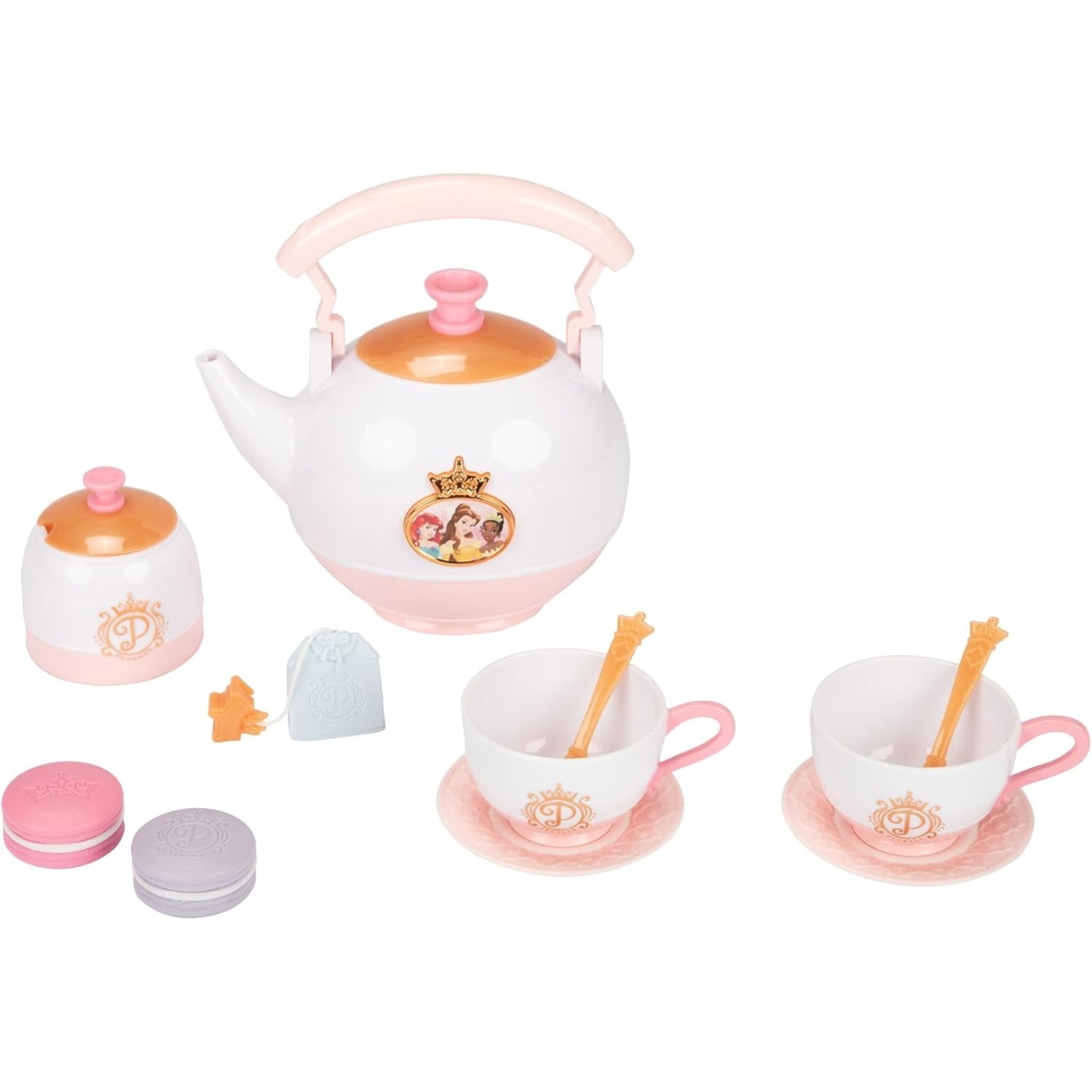 ديزني برينسس ستايل كولكشن طقم شاي بتصميم أنيق للبنات، 3-4 سنوات