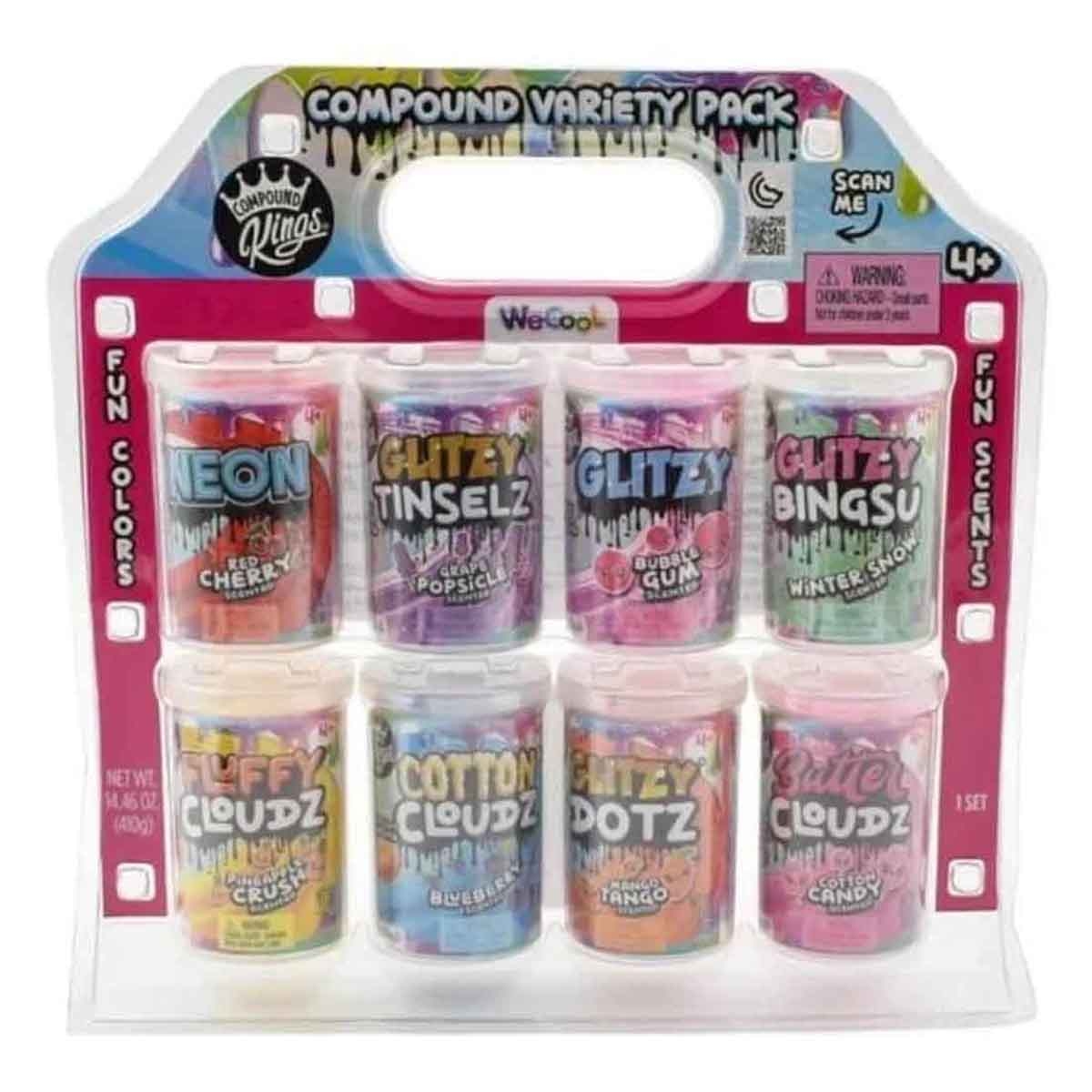 ديزني ستيتش مجموعة بوتي اللعب مع سلايم باتر كلاودز وطقم السلايم المتنوع، للجنسين، 3-4 سنوات