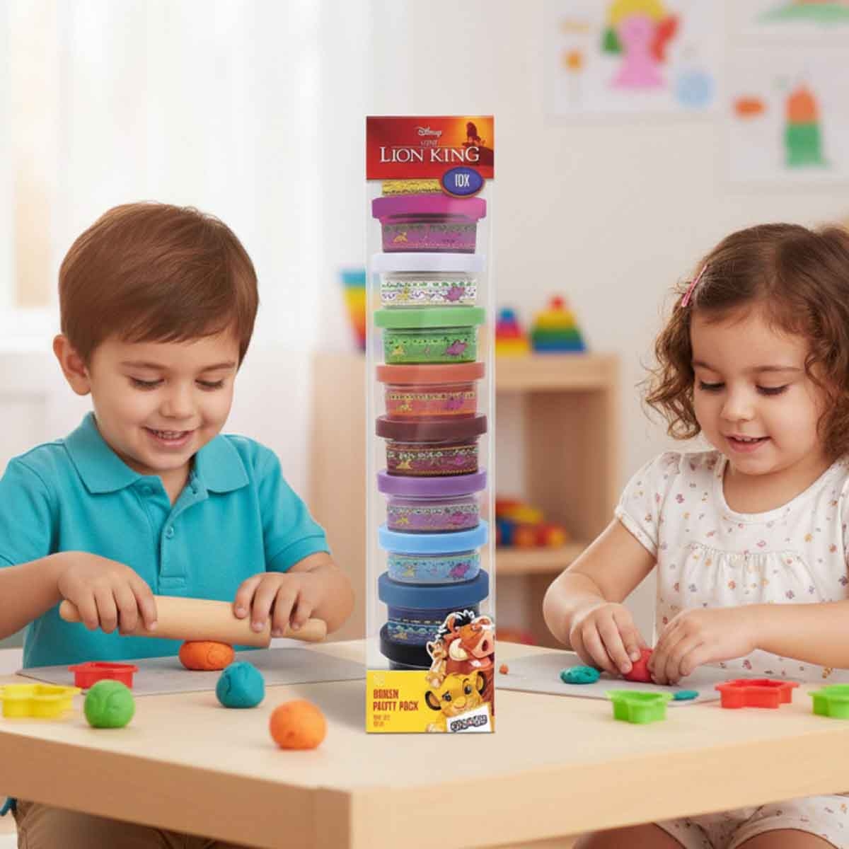 ديزني ذا لايون كينغ مجموعة حفلة للأطفال بعمر 3-4 سنوات (عدد 10)