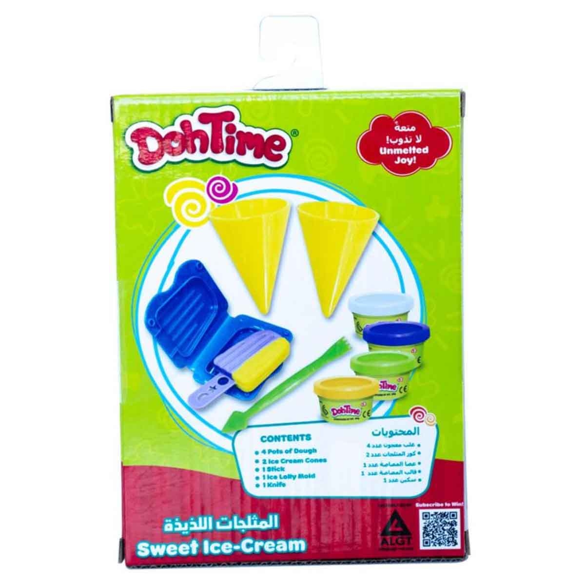 دو تايم طقم عجين آيس كريم صغير للجنسين، 3-4 سنوات