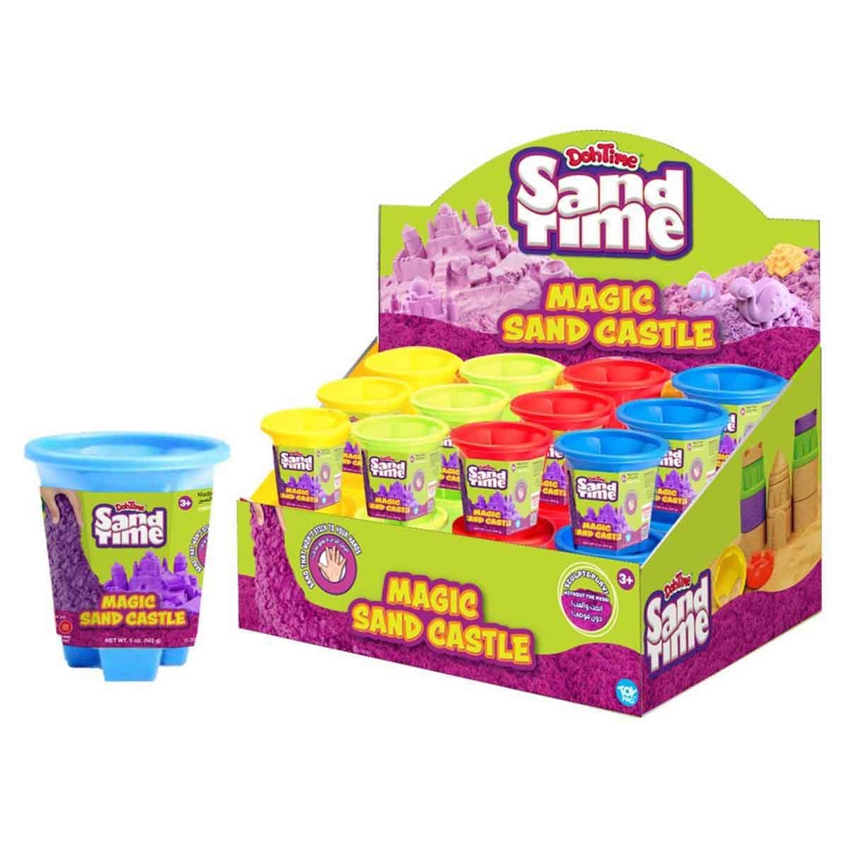 دو تايم برطمان رمل 142غ قلعة سحرية منوع للجنسين، 3-4 سنوات