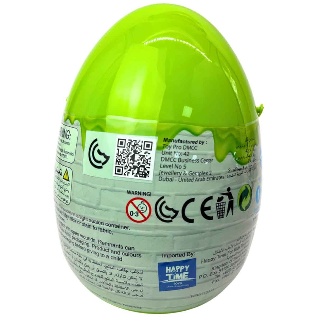 سلايم تايم مجموعة سلايم بيضة عملاقة مزيج ودمج، للجنسين، للأعمار من 3 إلى 4 سنوات