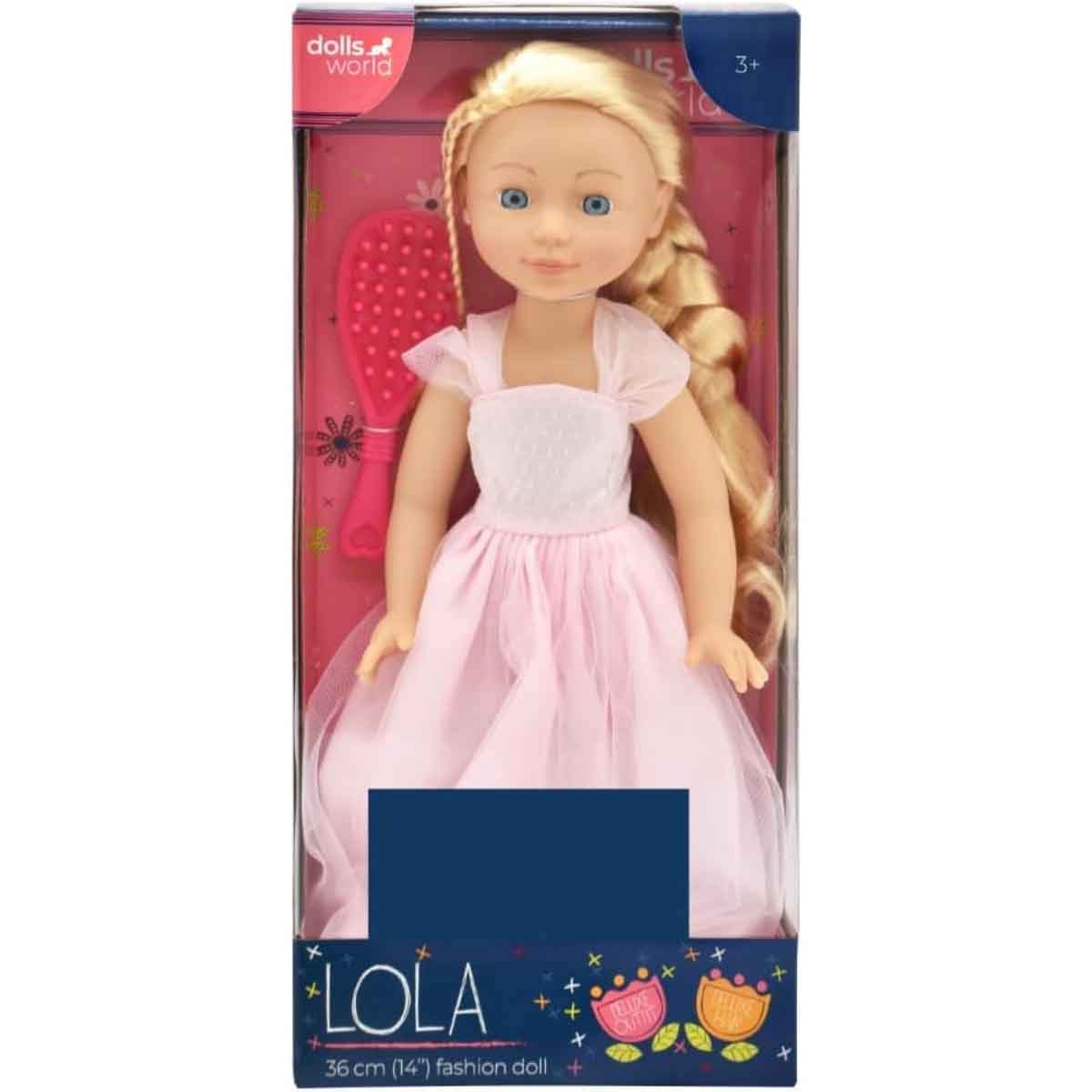 دولز وورلد دمية لولا للأزياء 14 بوصة مع صندوق كلاي رغوي ميجا جالاكسي ماجيك من كريز، بنات، 3-4 سنوات