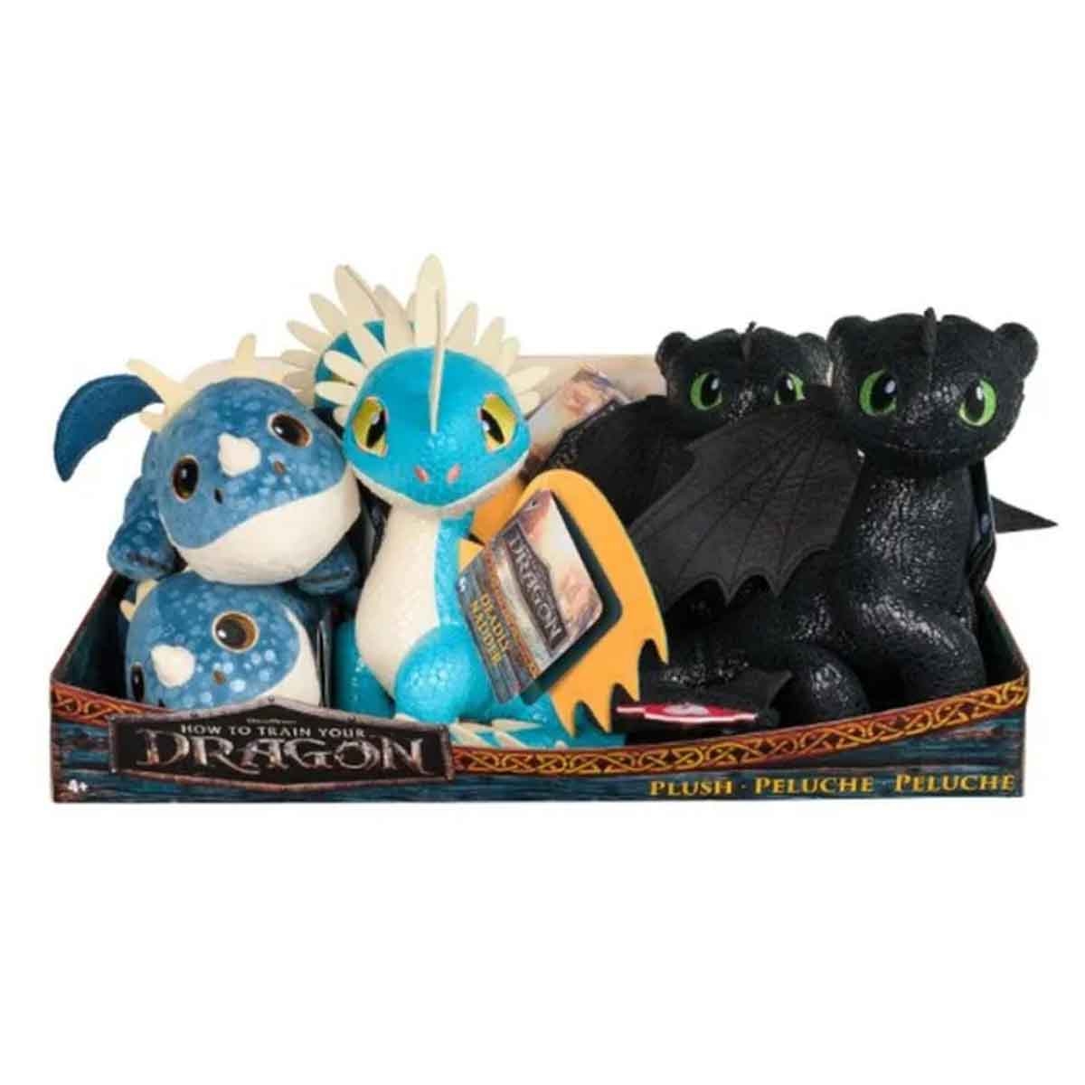 دريم وركس مجسمات أكشن تنانين محشوة 8 إنش متنوعة للأولاد من 5 إلى 7 سنوات