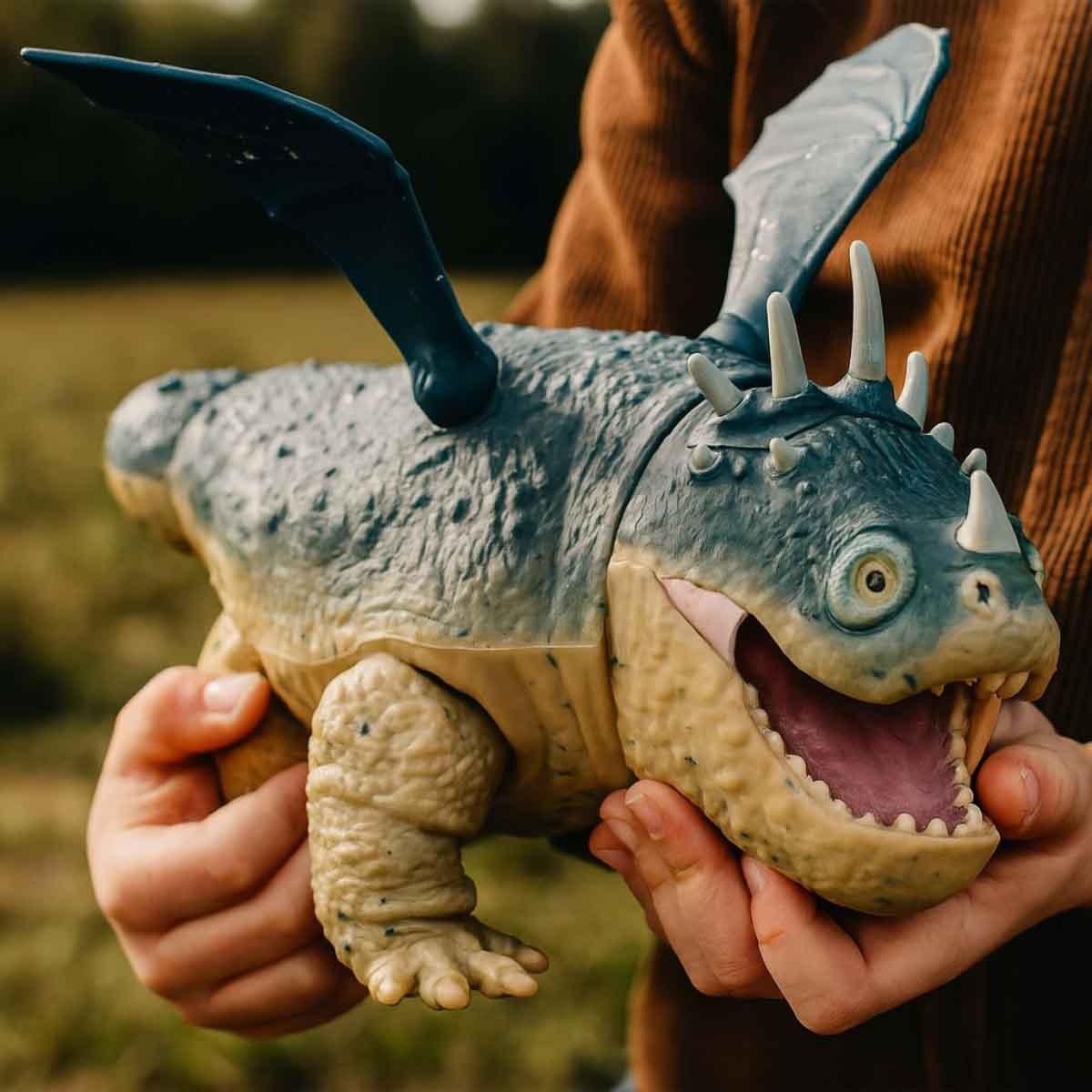 دريم وركس مجسم تنين غرونكل صغير للأولاد من 5 إلى 7 سنوات