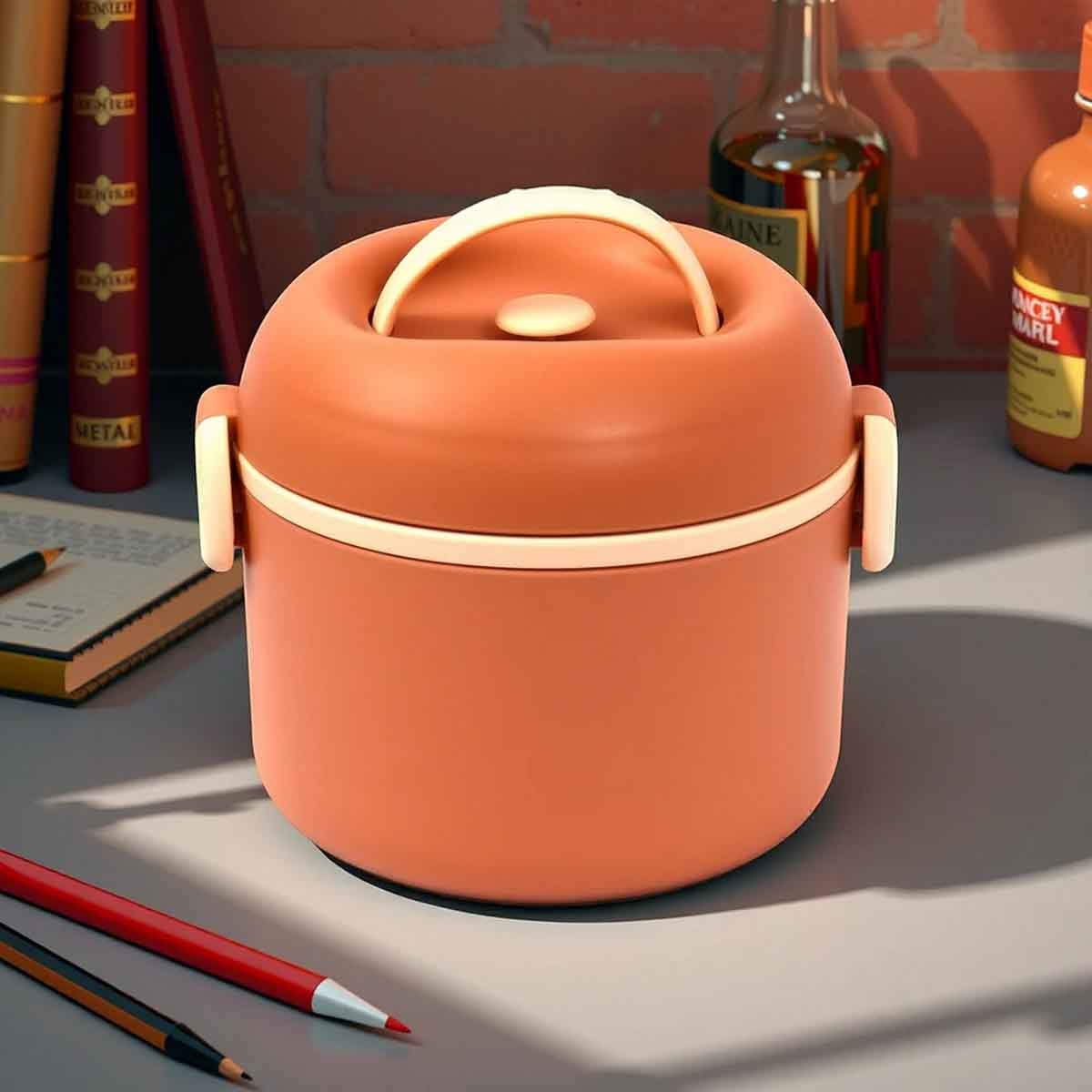 إيزي كيدز صندوق غداء 1.32 لتر بني للجنسين، 3-4 سنوات