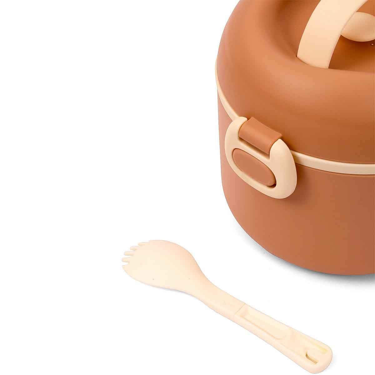 إيزي كيدز صندوق غداء 1.32 لتر بني للجنسين، 3-4 سنوات